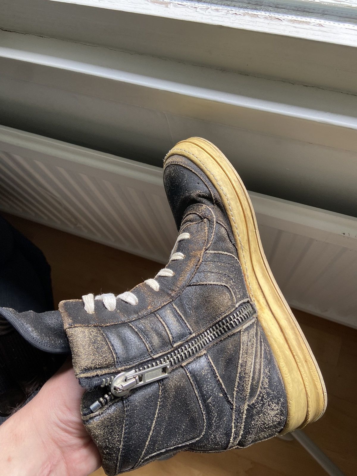 Rick Owens Rick Owens - Dunk’s blistered leather Size US 9.5 / EU 42-43 - 17 Thumbnail