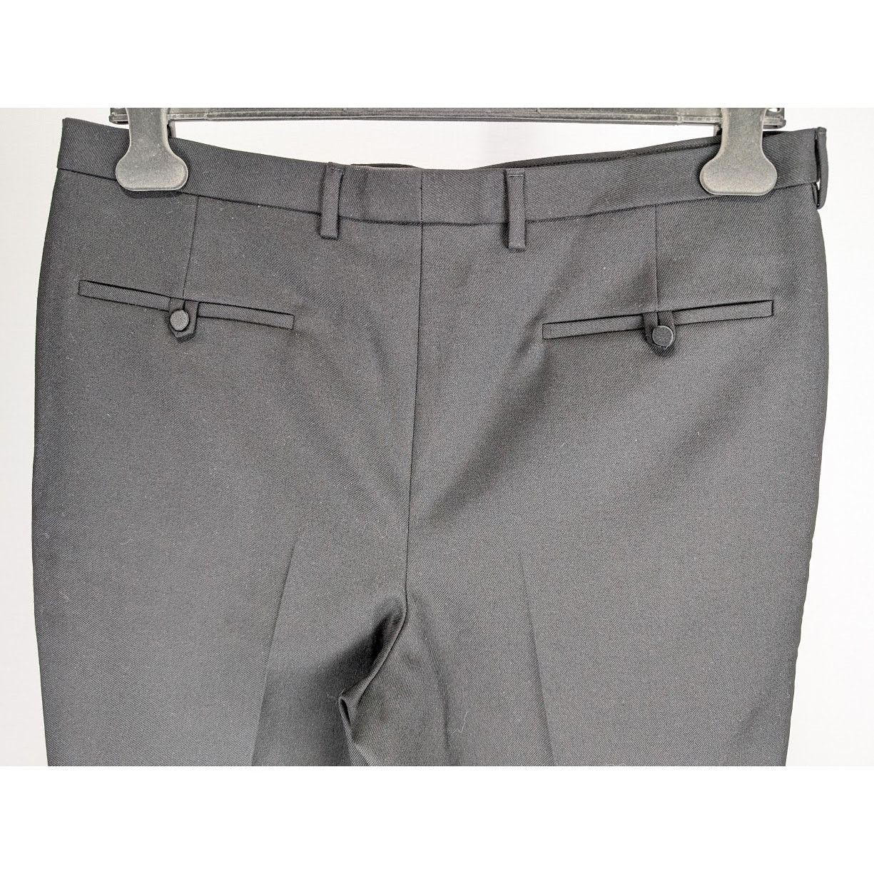 Saint Laurent Paris o1rshd1 Twill Smoking Court Pant in Noir Size US 36 / EU 52 - 16 Thumbnail