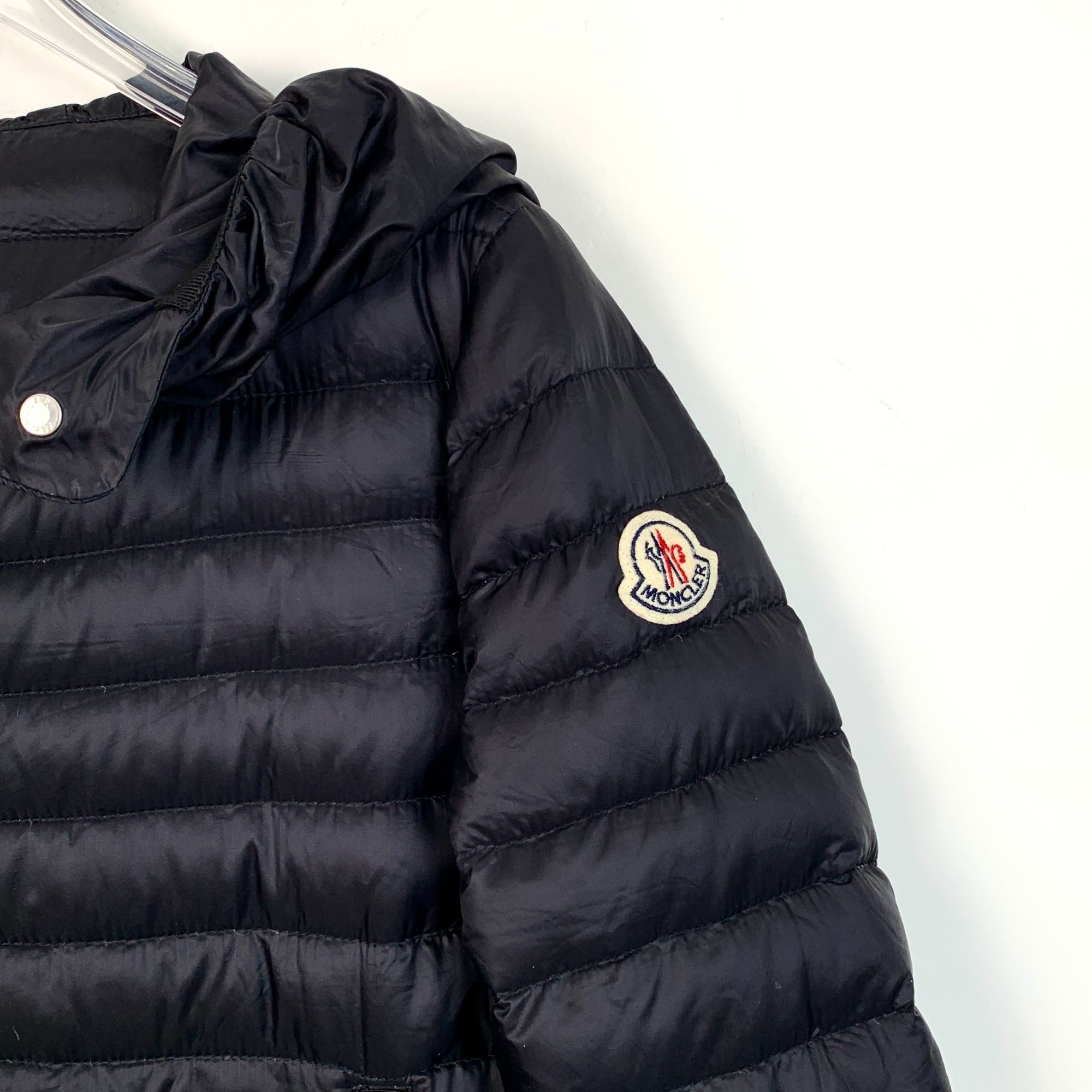 Moncler Moncler Black Down Puffer Jacket With Hood - Size M Size XS / US 0-2 / IT 36-38 - 3 Thumbnail