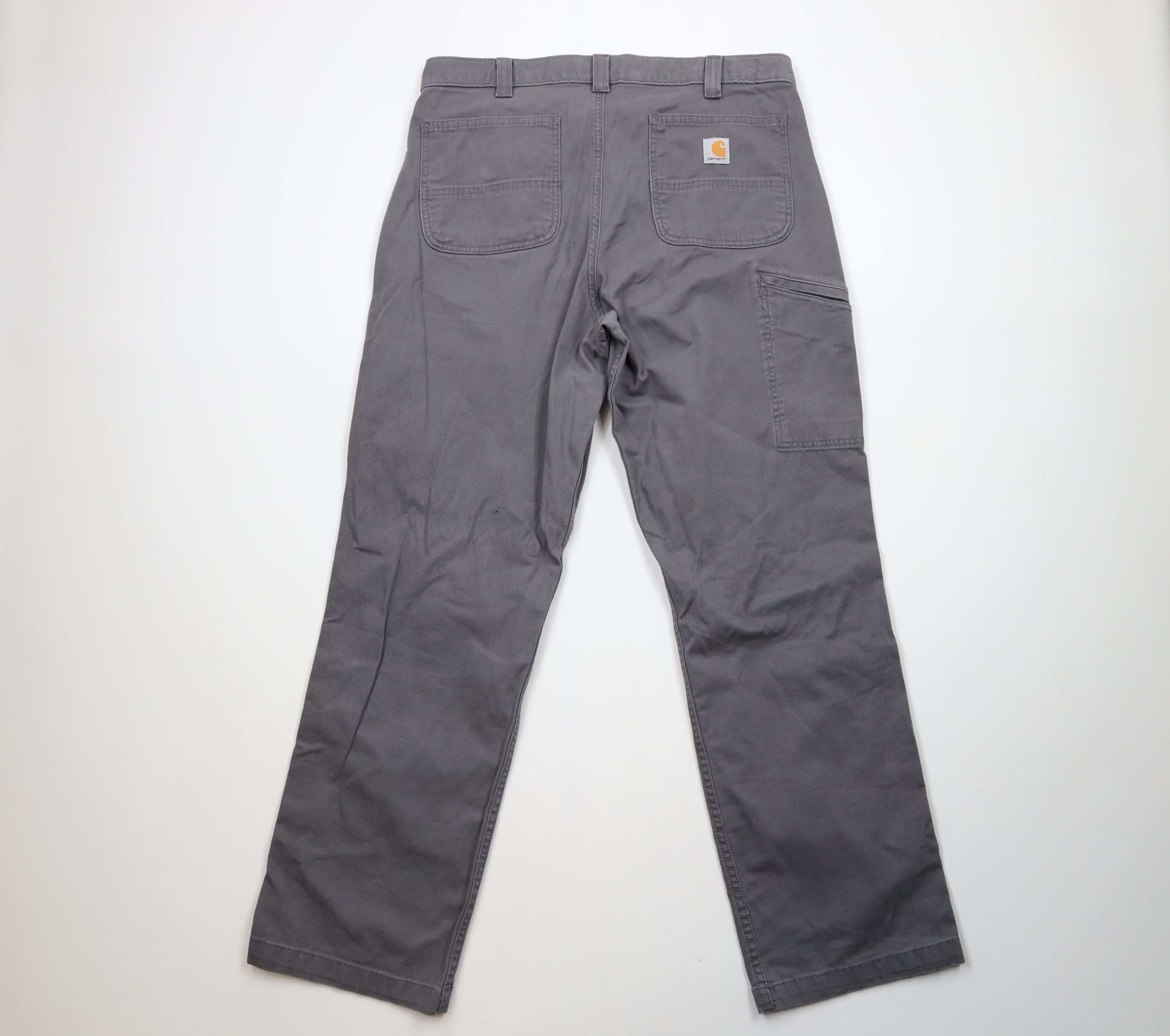 Carhartt × Vintage Vintage Y2K Carhartt Fit Wide Leg Dungaree Pants Gray Size US 36 / EU 52 - 8 Thumbnail