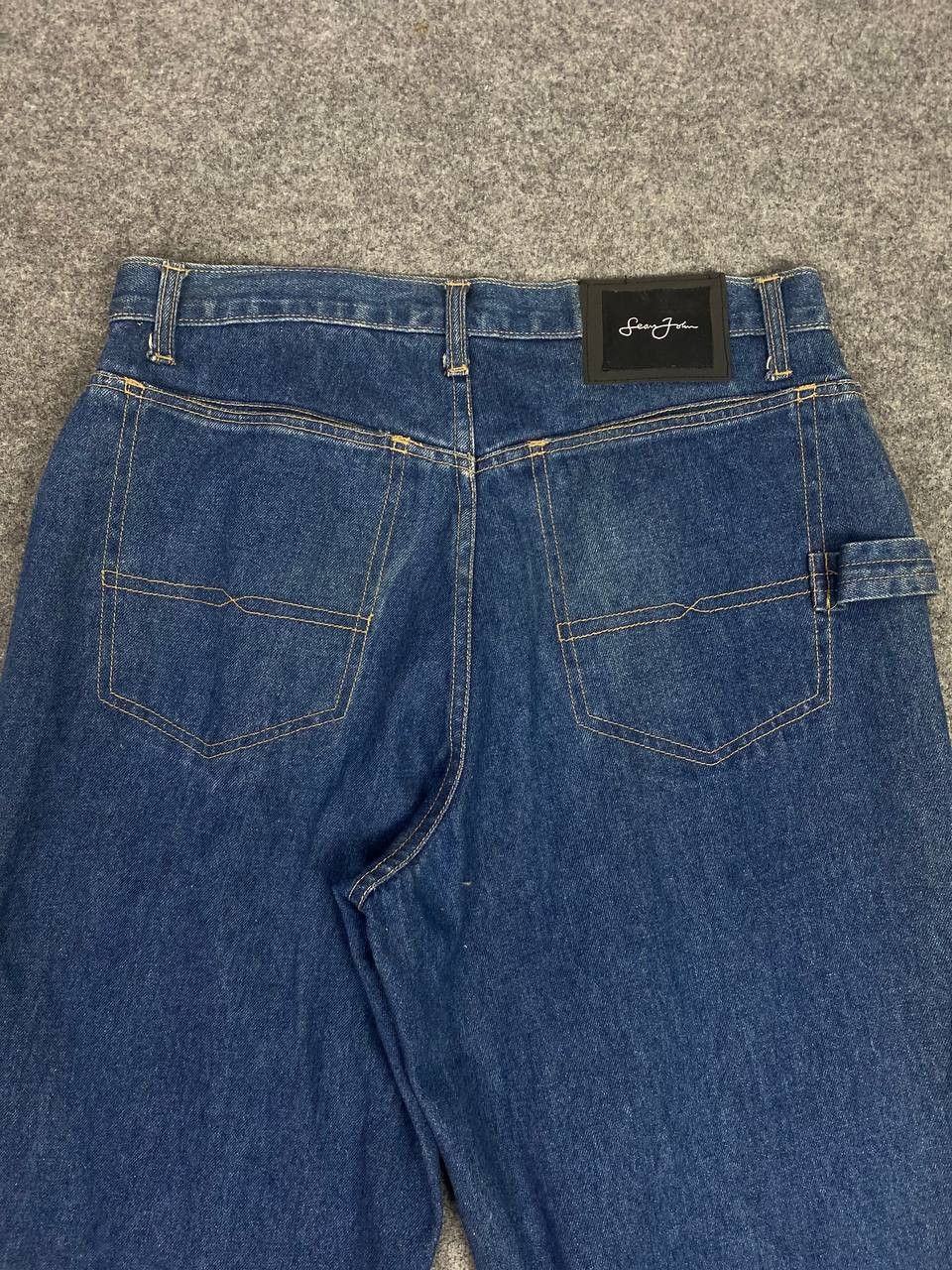 Sean John vintage 90s sean john baggy denim embroided logo Size US 34 / EU 50 - 3 Thumbnail