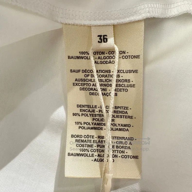 Hermes Hermes Lace Cut-Out Short Sleeve T-Shirt Size XS / US 0-2 / IT 36-38 - 4 Thumbnail