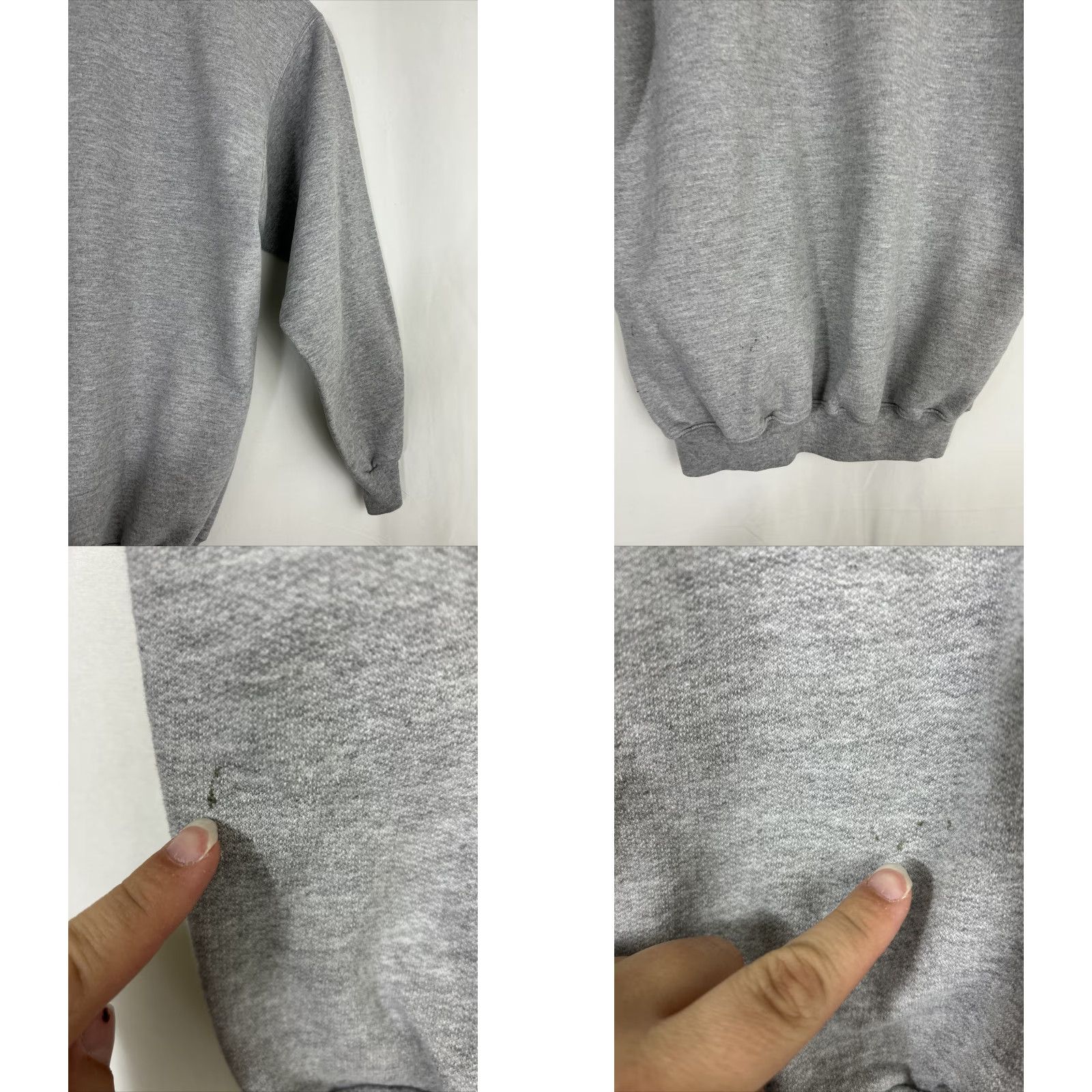 Hanes Hanes Mens Medium Crewneck Sweater Long Sleeve Pullover Americana Motorcycle Gray Size US M / EU 48-50 / 2 - 9 Thumbnail