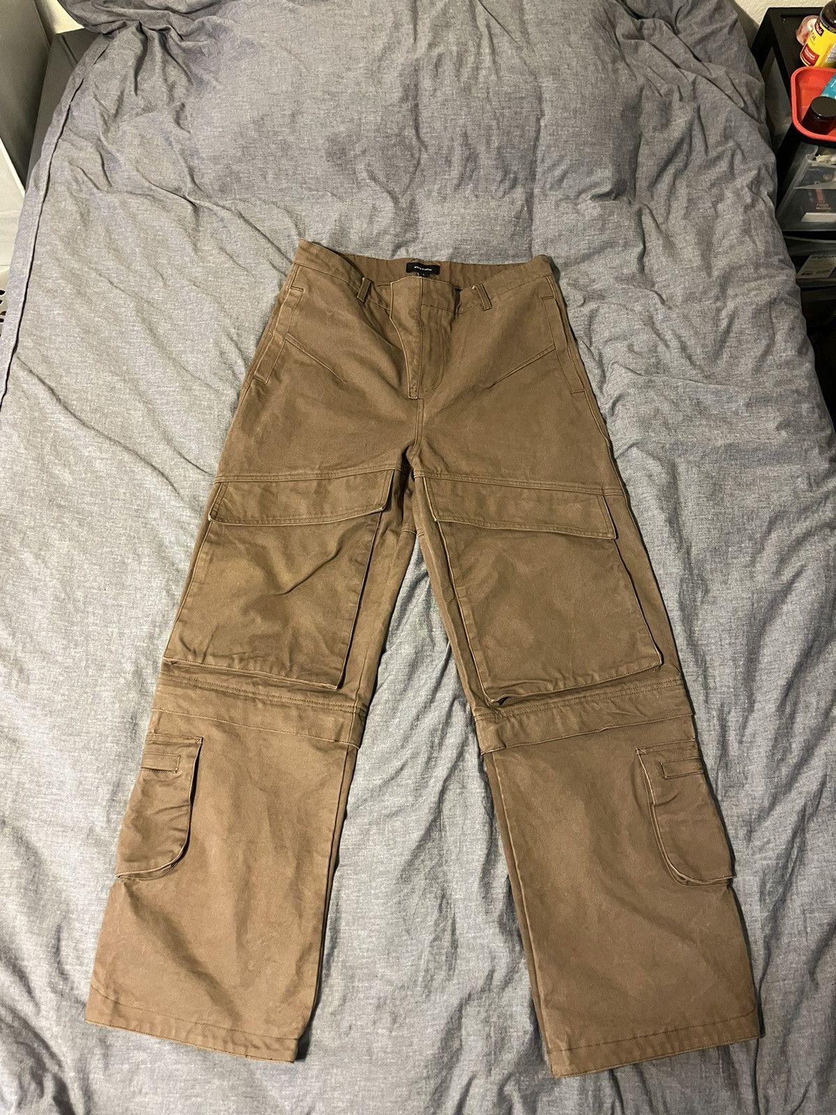 Entire Studios Entire Studios Hard Cargo Pants Canvas Size US 34 / EU 50 - 1 Thumbnail
