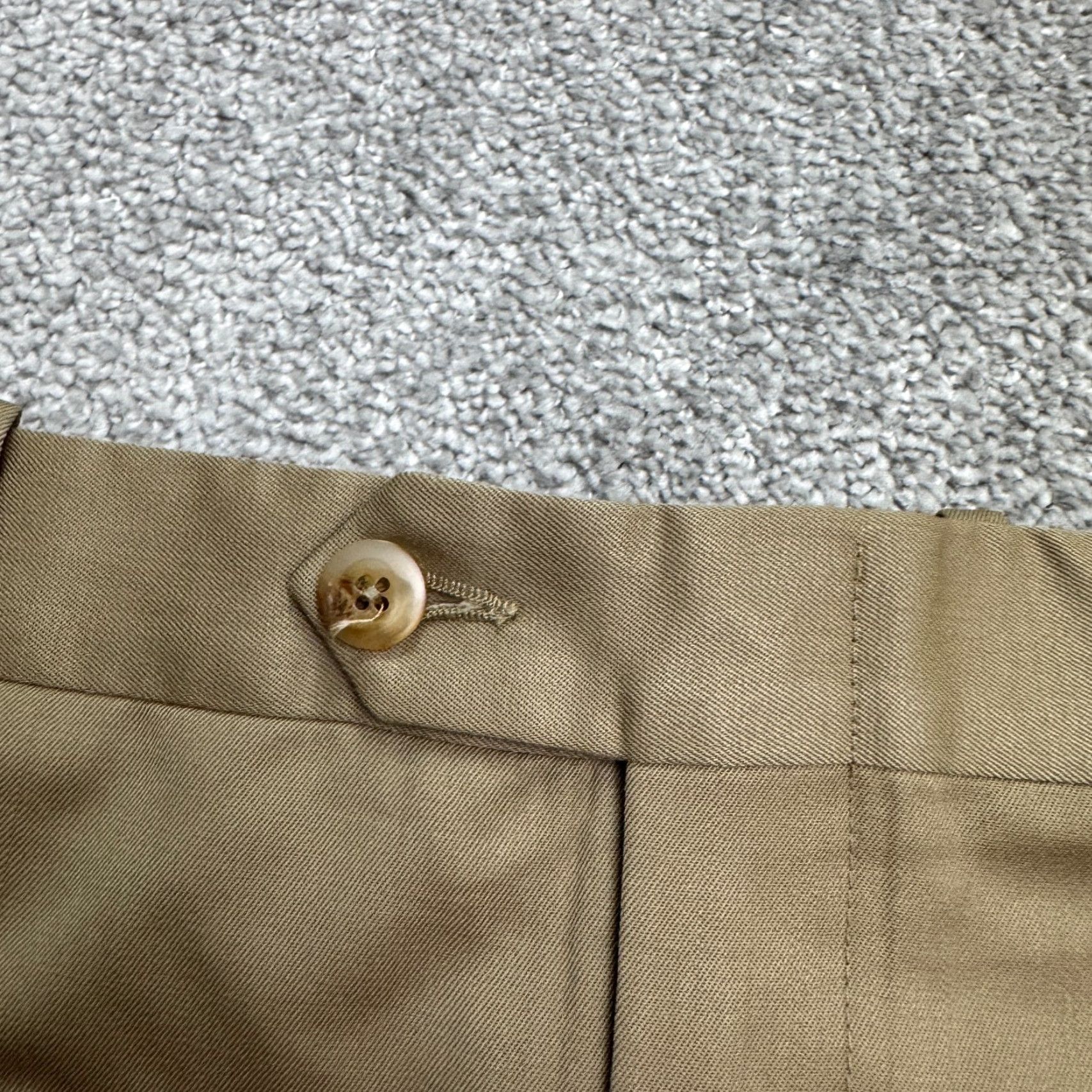 Nordstrom **VINTAGE 90s Britches Mens 44x28 Khaki Wool Dress Pants** User: **VINTAGE 90s Britches Mens 44 Khaki Wool Dress Pants** Size US 44 / EU 60 - 6 Thumbnail