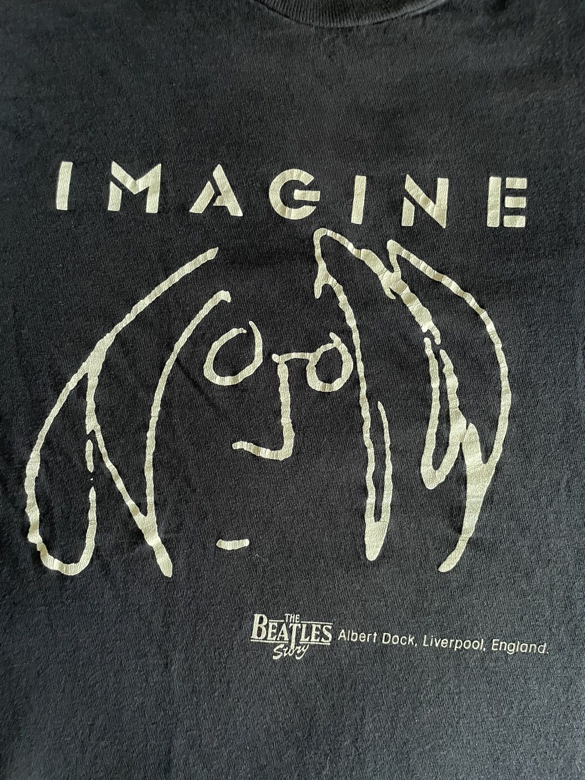 Vintage The Beatles Story “Imagine” John Lennon T-Shirt Size US S / EU 44-46 / 1 - 3 Thumbnail