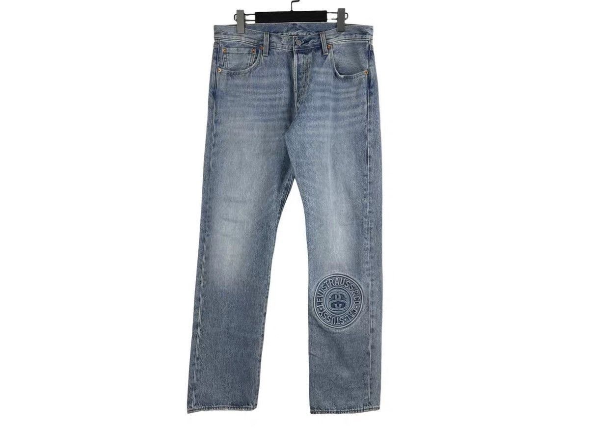 Stussy Blue Denim Jeans Size 34 Size US 34 / EU 50 - 1 Thumbnail