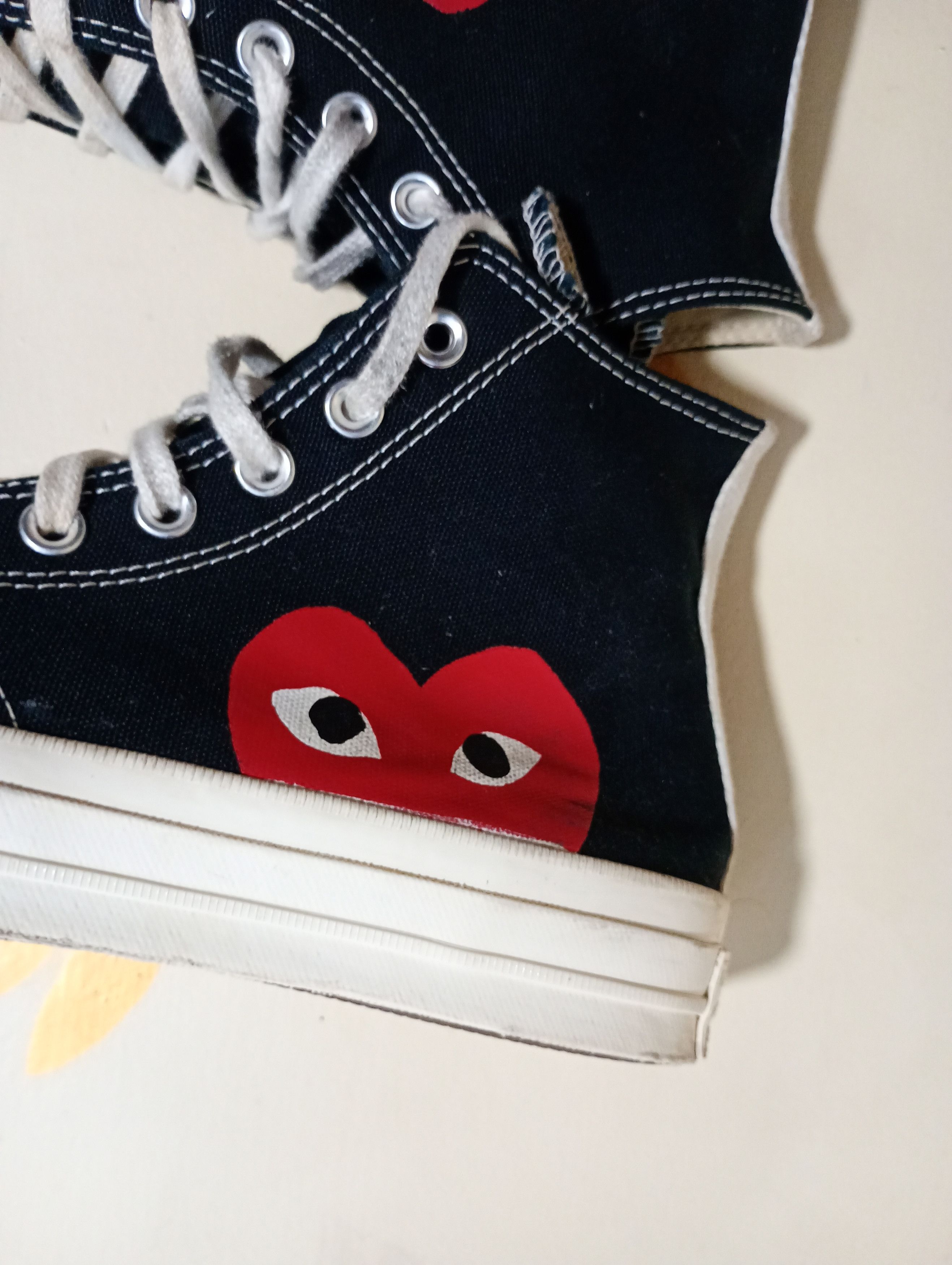 Comme des Garcons PLAY × Converse Converse x Comme Des Garcons Play Unisex Trainers Size US 7 / EU 40 - 9 Thumbnail