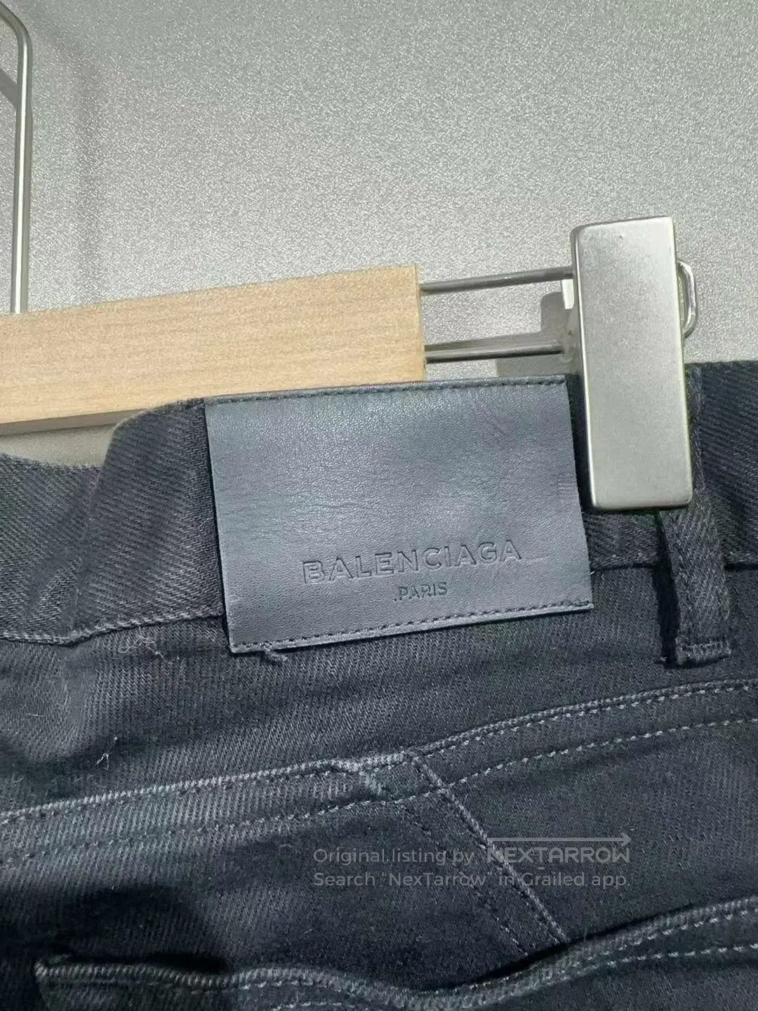Balenciaga balenciaga black zipper denim pants size 31. Size US 31 - 3 Thumbnail