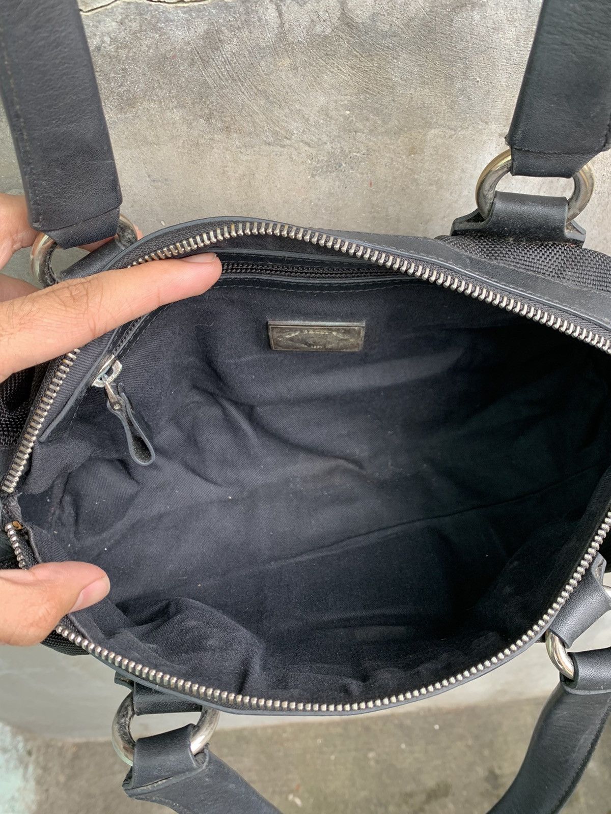 Bally Black Nylon/Leather Boston Bag Size ONE SIZE - 8 Thumbnail