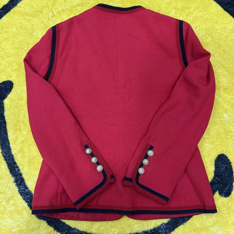 Gucci GucciRed button multi-pocket noble style jacket 2503-Nextar Size M / US 6-8 / IT 42-44 - 2 Thumbnail