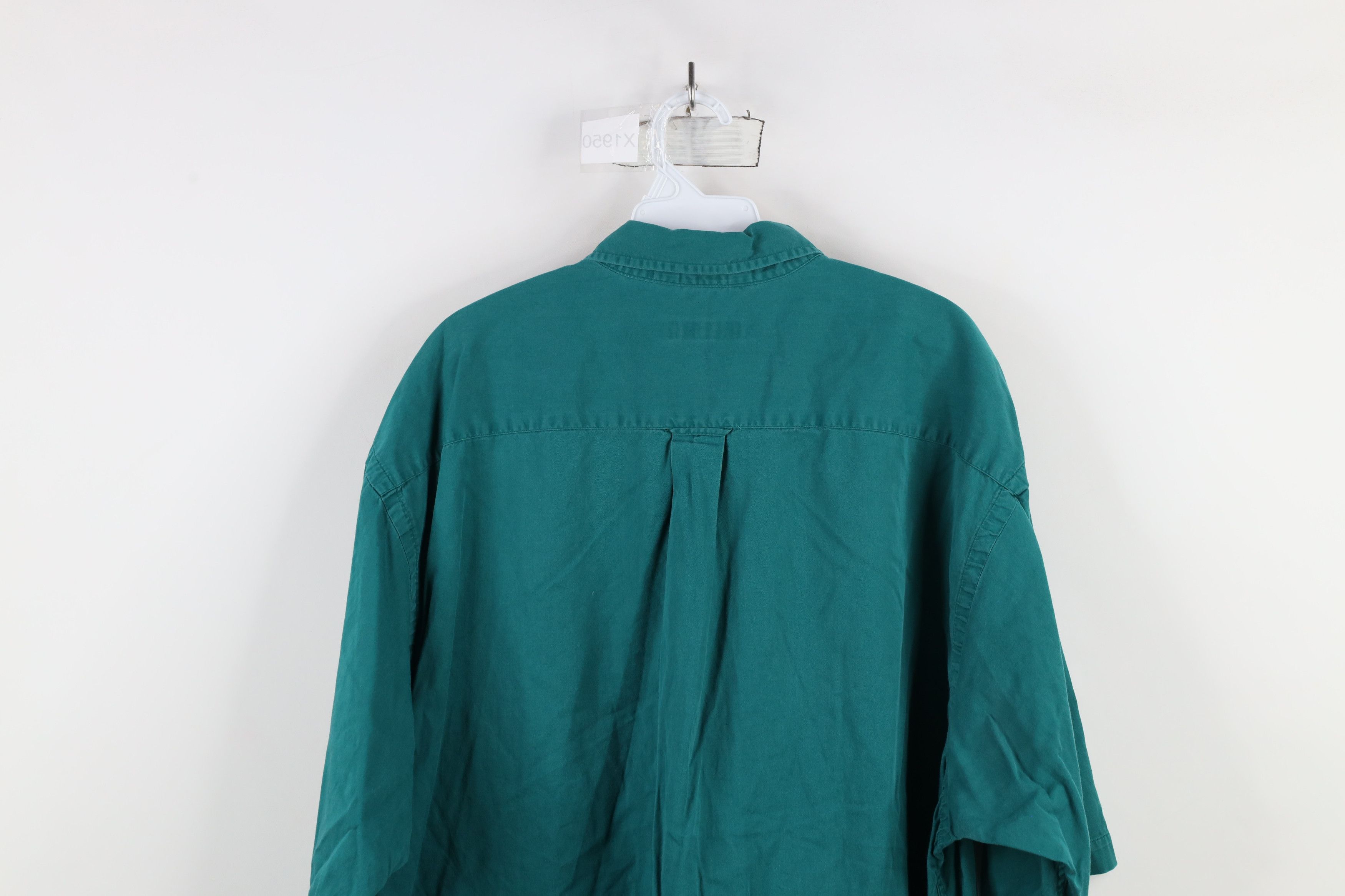 Nautica × Vintage Vintage 90s Nautica Short Sleeve Collared Button Down Shirt Size US XL / EU 56 / 4 - 12 Thumbnail