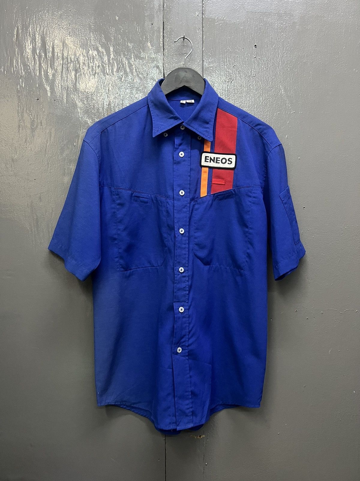 Japanese Brand Eneos Shirt Button Up Size US L / EU 52-54 / 3 - 1 Thumbnail
