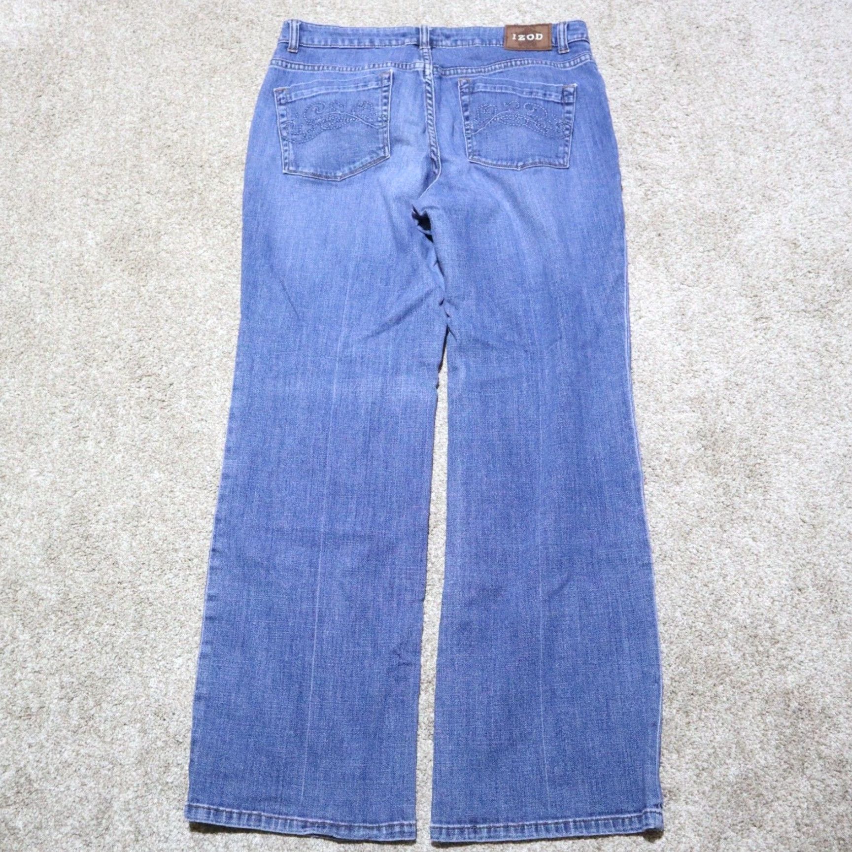 Izod IZOD Jeans Bootcut Denim Blue Women's Size 16 Stretch Denim Black? Size 38" / US 16 / IT 52 - 7 Thumbnail