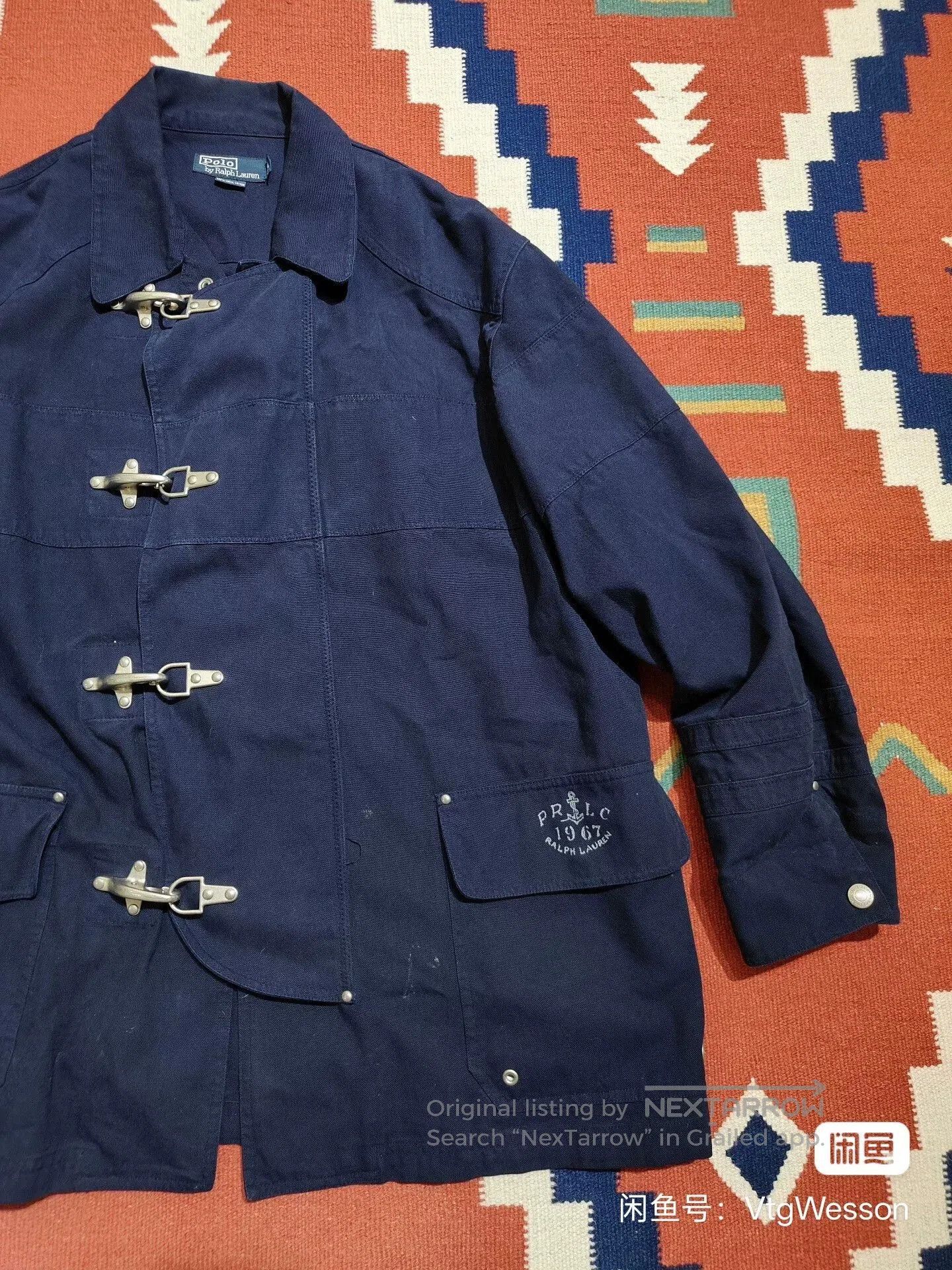 Polo Ralph Lauren Polo Ralph Lauren Navy Lobster Clasp Fireman Jacket. Size US L / EU 52-54 / 3 - 3 Thumbnail