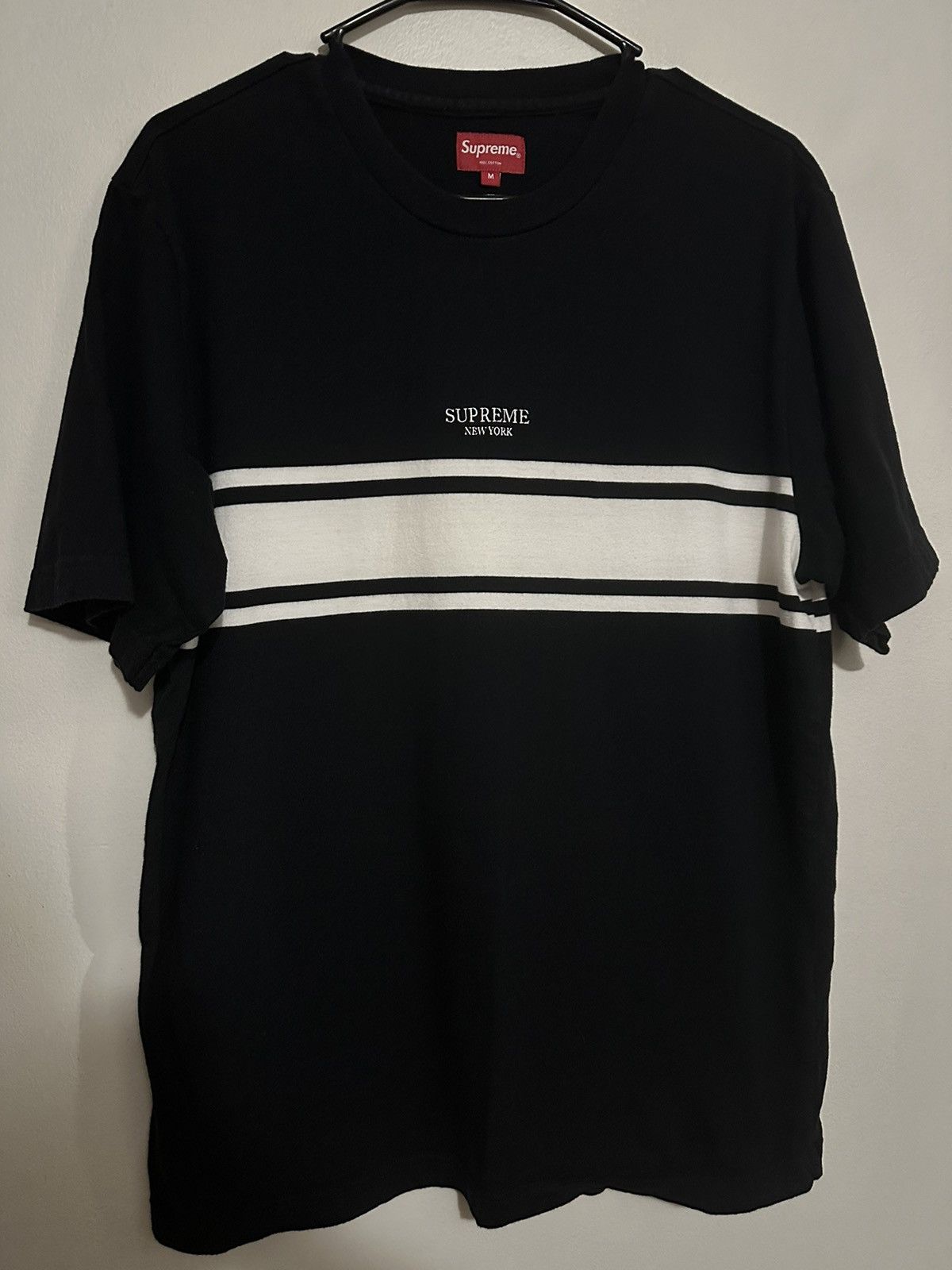Supreme Supreme Stripe Tee Size US M / EU 48-50 / 2 - 1 Thumbnail