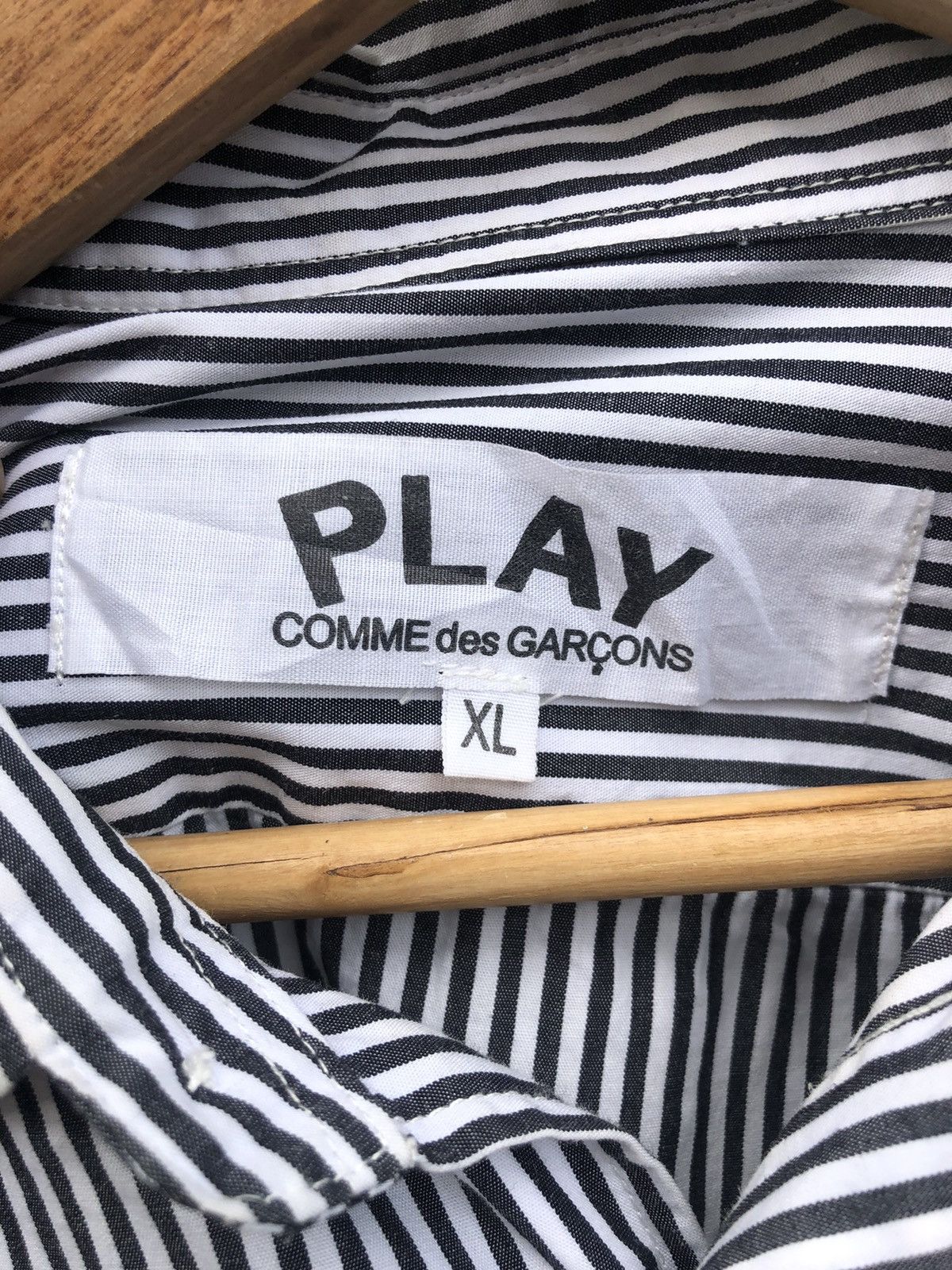Comme des Garcons × Comme des Garcons PLAY × Vintage AD2009 Vintage CDG Comme Des Garcons Play Shirt Size US M / EU 48-50 / 2 - 3 Thumbnail