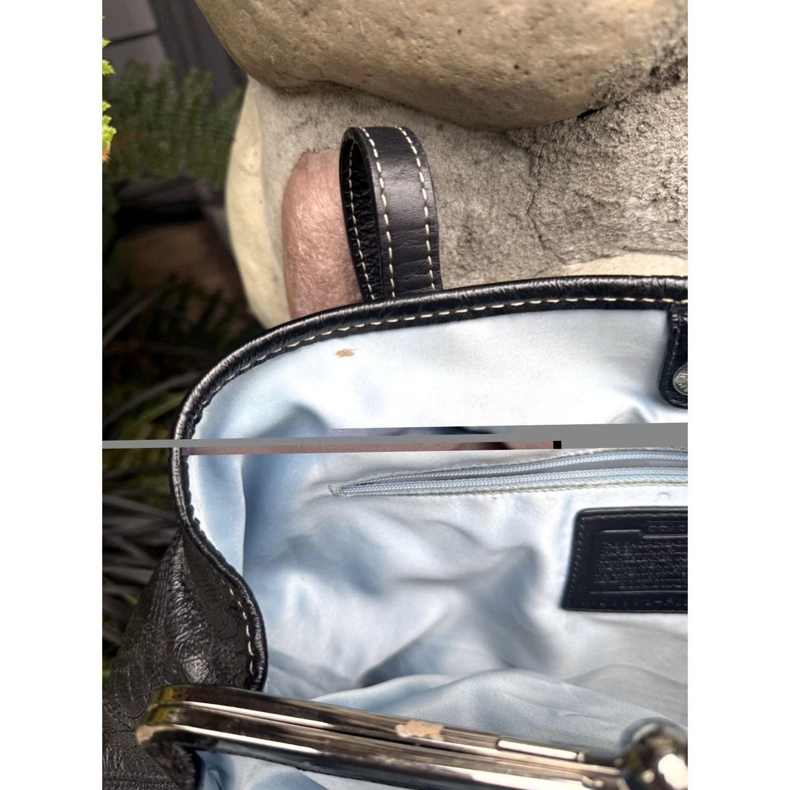 Coach Coach Black Patent Leather Shoulder Bag Purse Women’s F15658 Size ONE SIZE - 5 Thumbnail