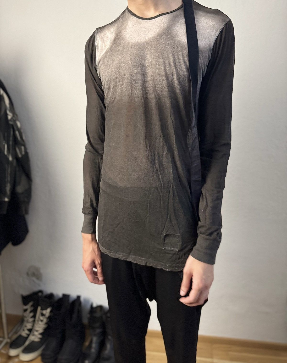 Rick Owens F/W 11 "LIMO" Degradé Longsleeve T-Shirt Rick Owens L Size US L / EU 52-54 / 3 - 2 Thumbnail