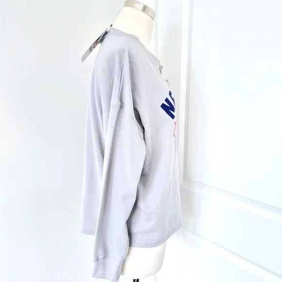 NFL Official NY Giants Split V-Neck Sweatshirt Fall Gift Travel Size L / US 10 / IT 46 - 7 Thumbnail