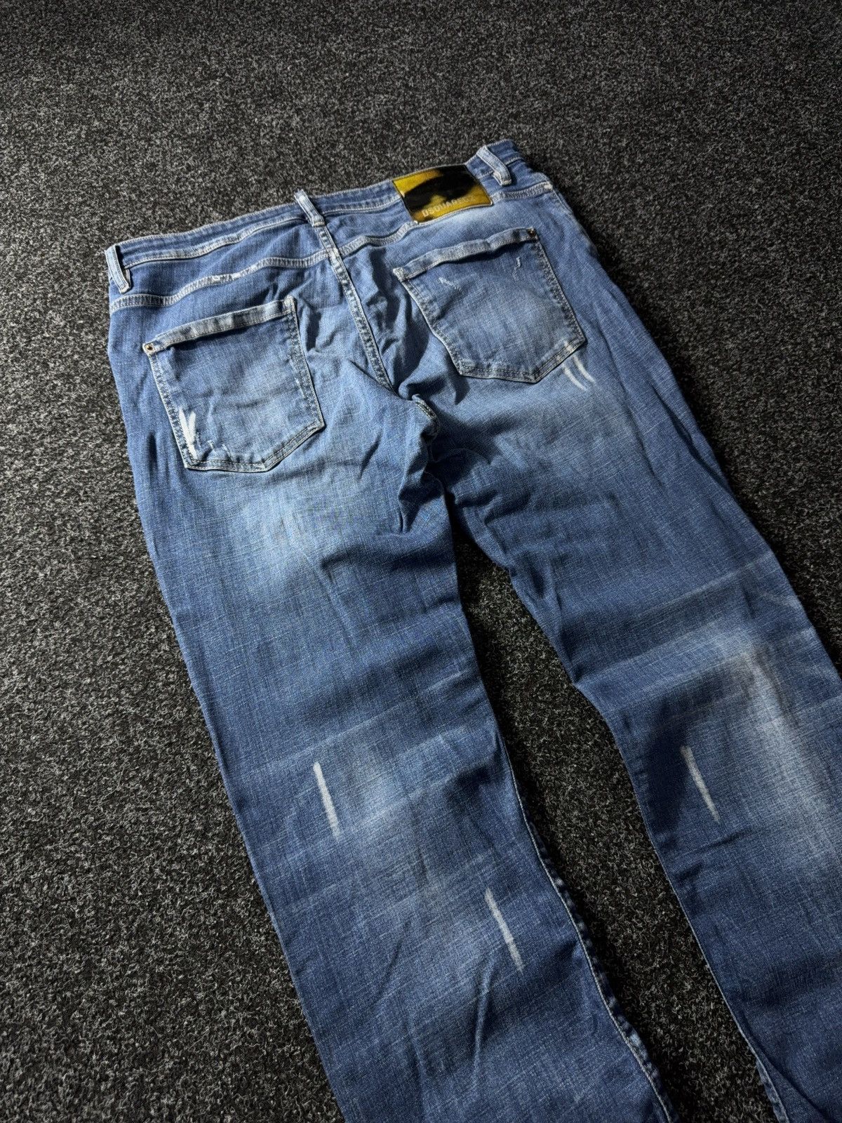 Dsquared2 Dsquared2 Blue Distressed Denim Jeans Men’s pants Size US 37 - 10 Thumbnail