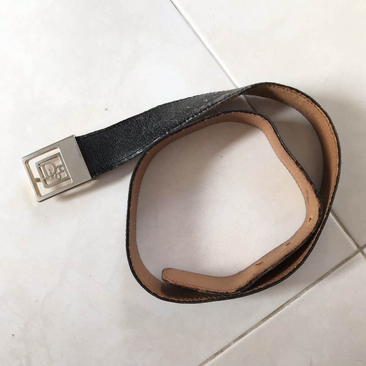 Christian Dior Monsieur Vintage Christian Dior Monsieur Leather Ratchet Belt Size ONE SIZE - 1 Thumbnail