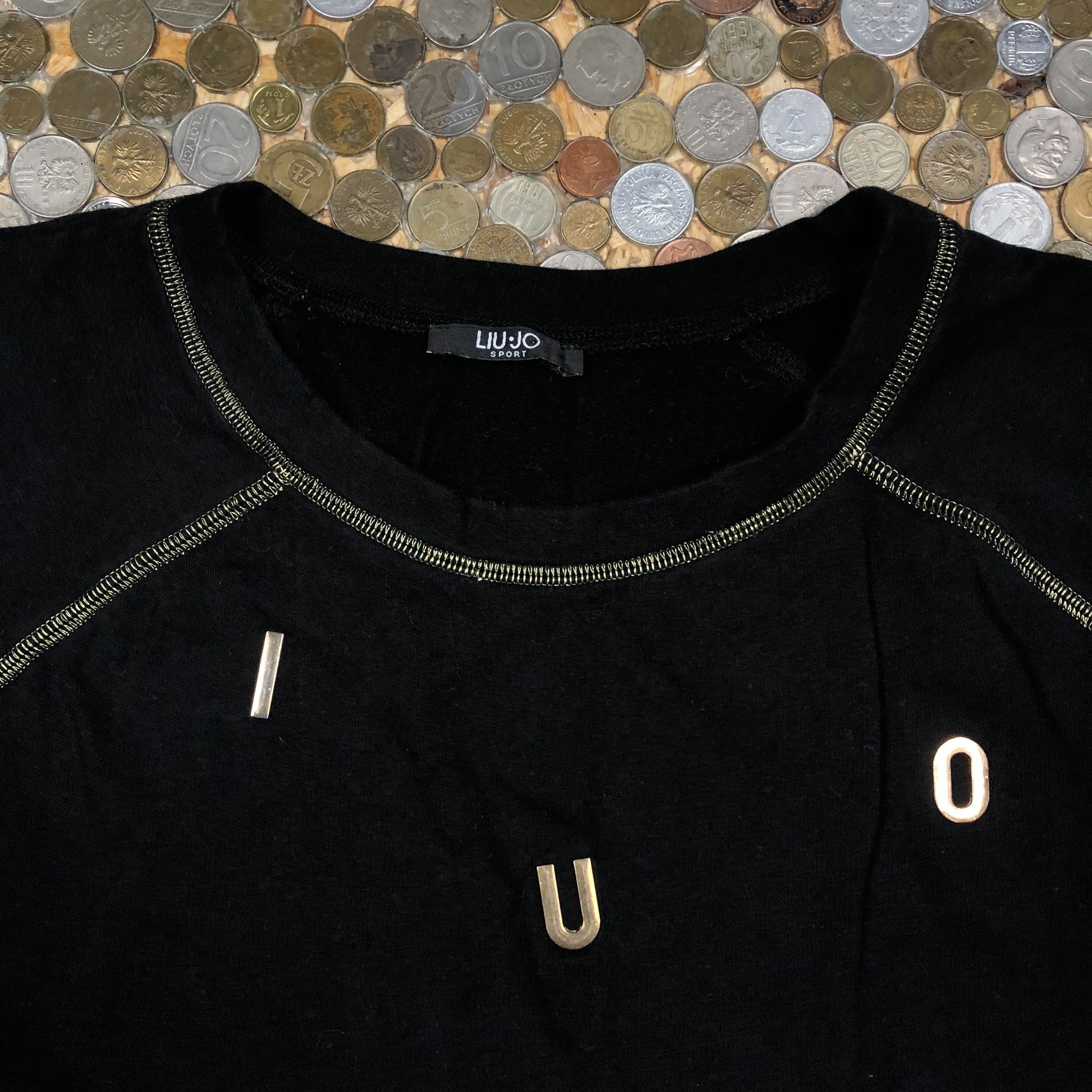 Liu Jo Crewneck SpellOut metal logo sweatshirt