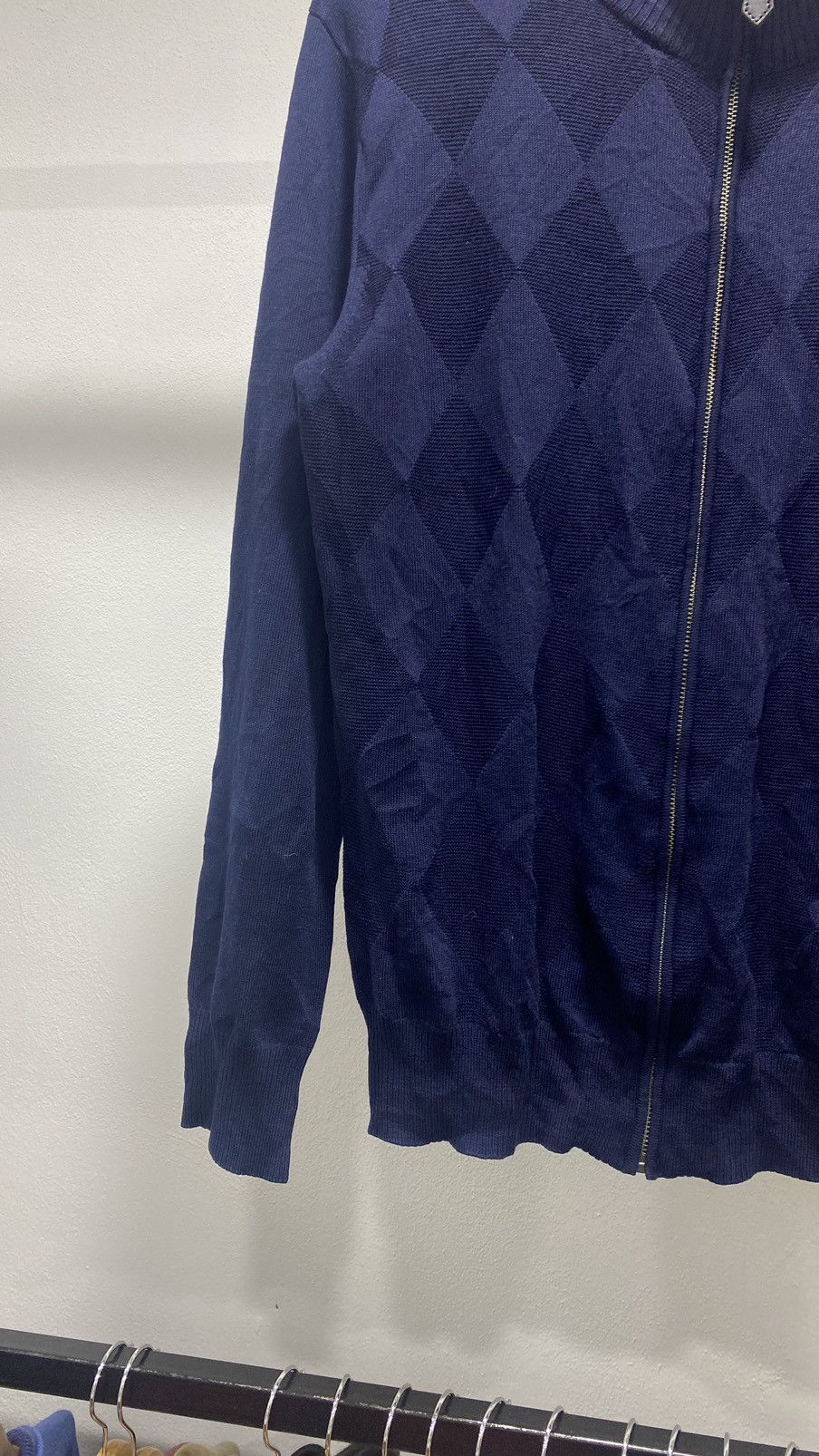 Burberry Burberry Black Label Diamond Knitwear Zip up Size US M / EU 48-50 / 2 - 4 Thumbnail