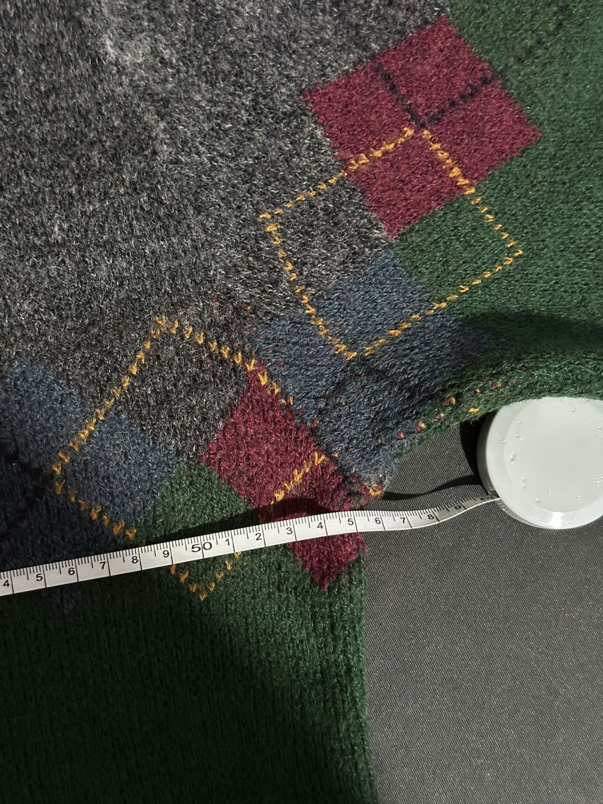 Lacoste Lacoste Vintage Argyle Sweater XL | Old Money Y2K Size US S / EU 44-46 / 1 - 13 Thumbnail