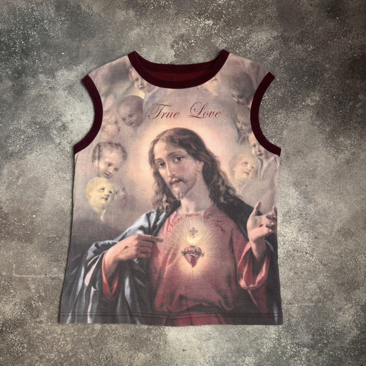 Vintage Vive Maria Vintage Jesus Printed Tank Top Size L / US 10 / IT 46 - 2 Thumbnail