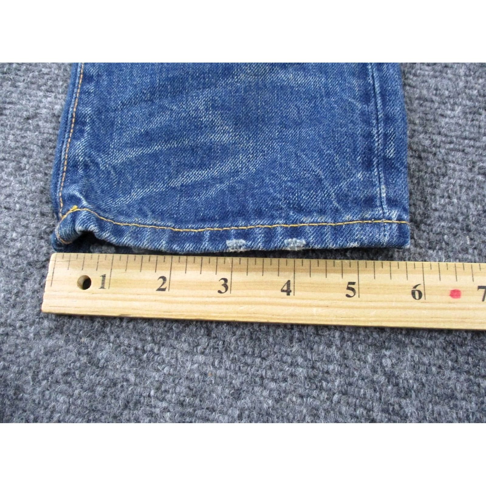 Vintage RRL Jeans Mens 29 X 30 Slim Denim Selvedge Stretch Straight 5-Pocket Blue) Size US 29 - 5 Thumbnail