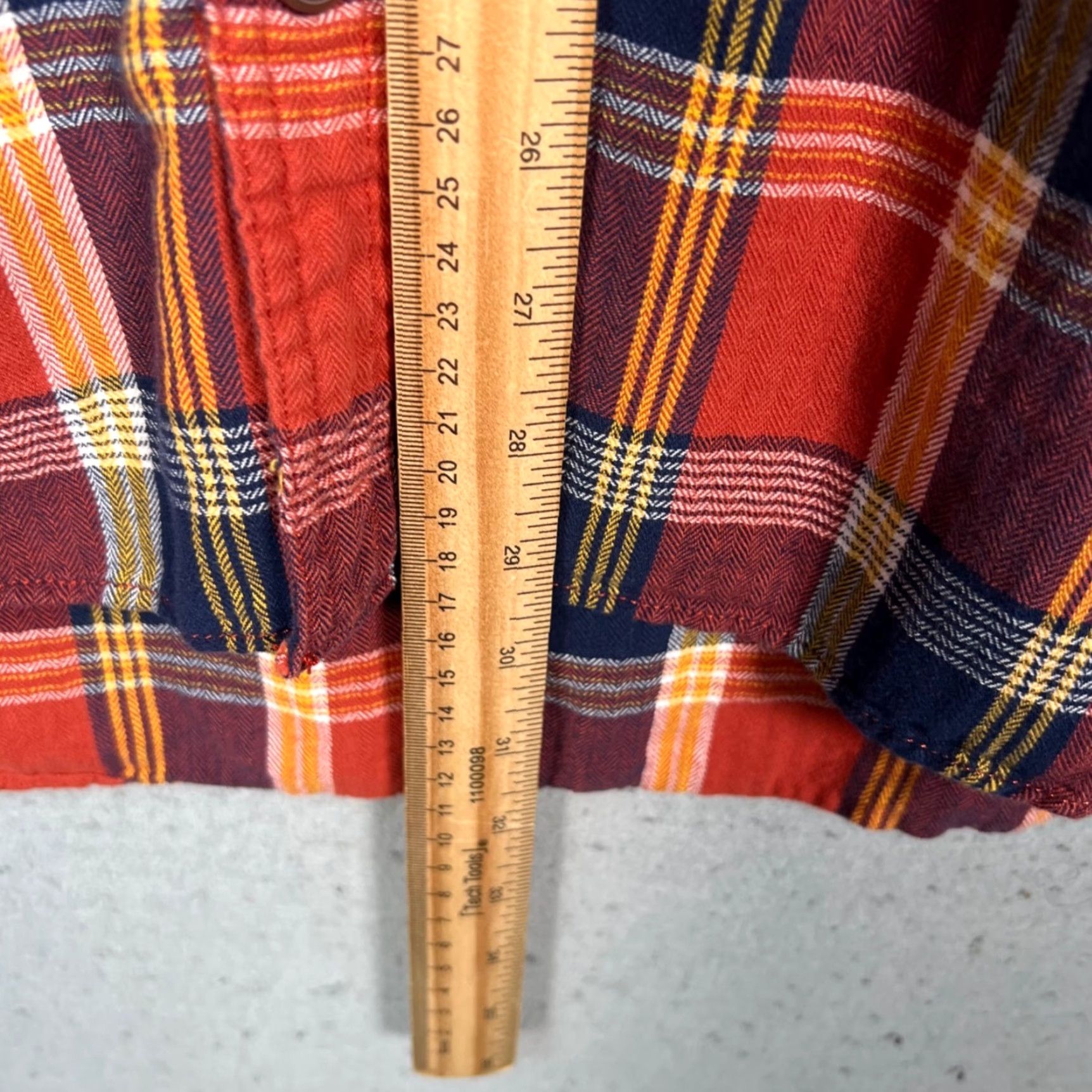 Gap Gap Shirt Mens XL Plaid Flannel Button-Down Regular Fit Red Size US XL / EU 56 / 4 - 6 Thumbnail