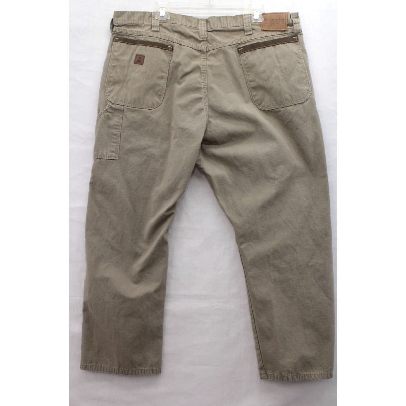 Wrangler Wrangler Rugged Wear Work Pants Men 42 x 28 Brown Rip Stop Baggie Leg Ranch Wear Pants Size US 42 / EU 58 - 5 Thumbnail