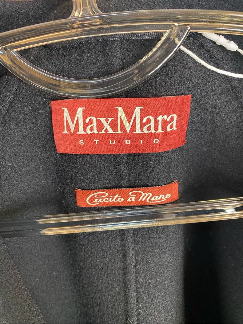 Max Mara Max Mara Solid Lapel Loose Long Sleeve Midi Coat Size S / US 4 / IT 40 - 3 Thumbnail