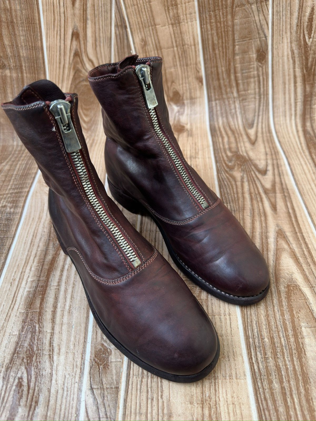 Guidi Guidi 210 Soft Horse Leather Front Zip up Boots | Grailed