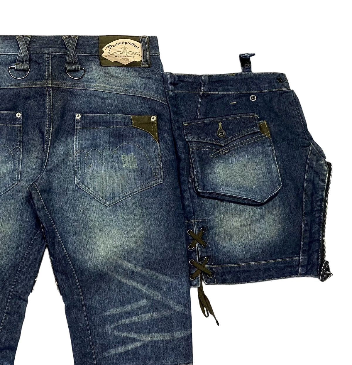 Japanese Brand × PPFM Hot‼️PPFM Double Thighs Can Be Turned Backwards Denim Size US 32 / EU 48 - 16 Thumbnail