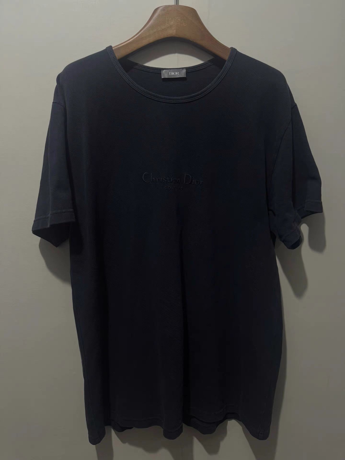Dior Black Short-Sleeve Shirt with Embroidered Detail Size US XL / EU 56 / 4 - 1 Thumbnail
