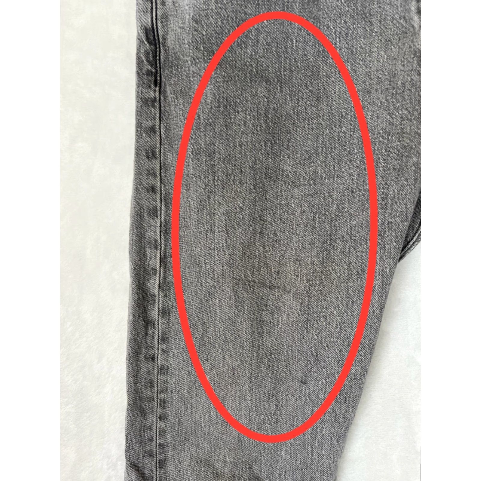 Levi's VINTAGE Levi’s 501 Gray Denim Jeans 33x32 Men Regular 32in Inseam 5-Pocket Stains Mexico Jeans Size US 33 - 5 Thumbnail