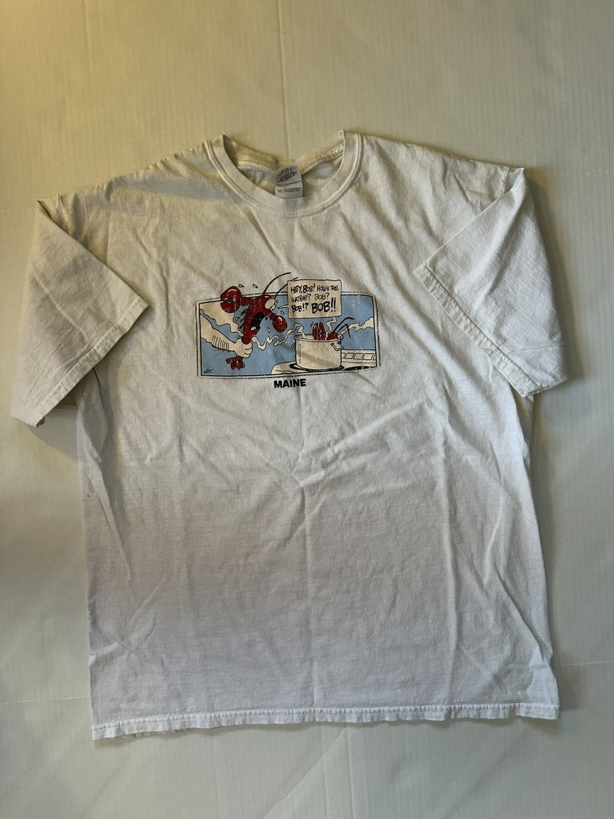 Vintage Funny Lobster Shirt Size US XL / EU 56 / 4 - 1 Thumbnail