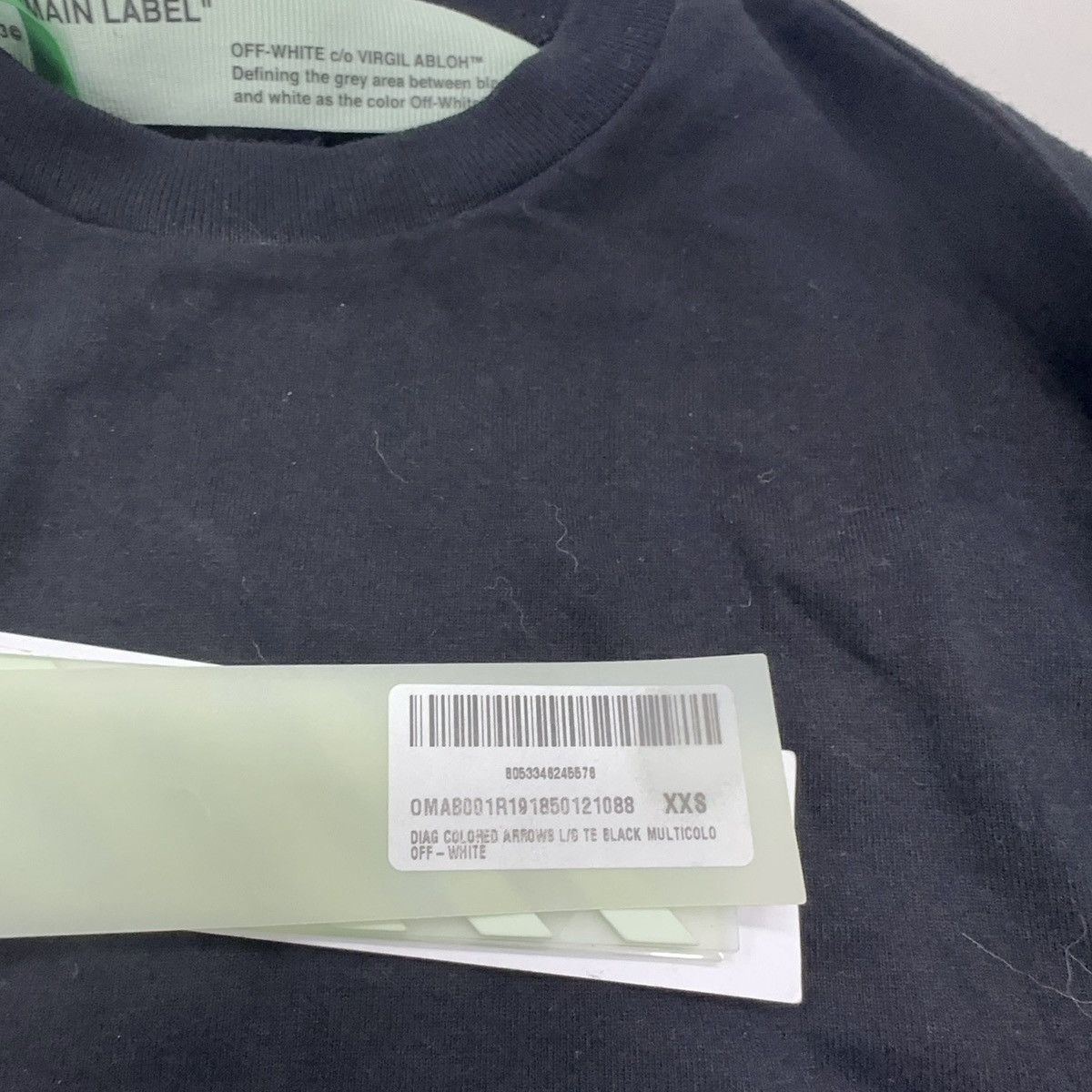 Off-White OFF-WHITE 19SS MULTICOLOR ARROWS L/S T-Shirt Size US XXS / EU 40 - 4 Thumbnail