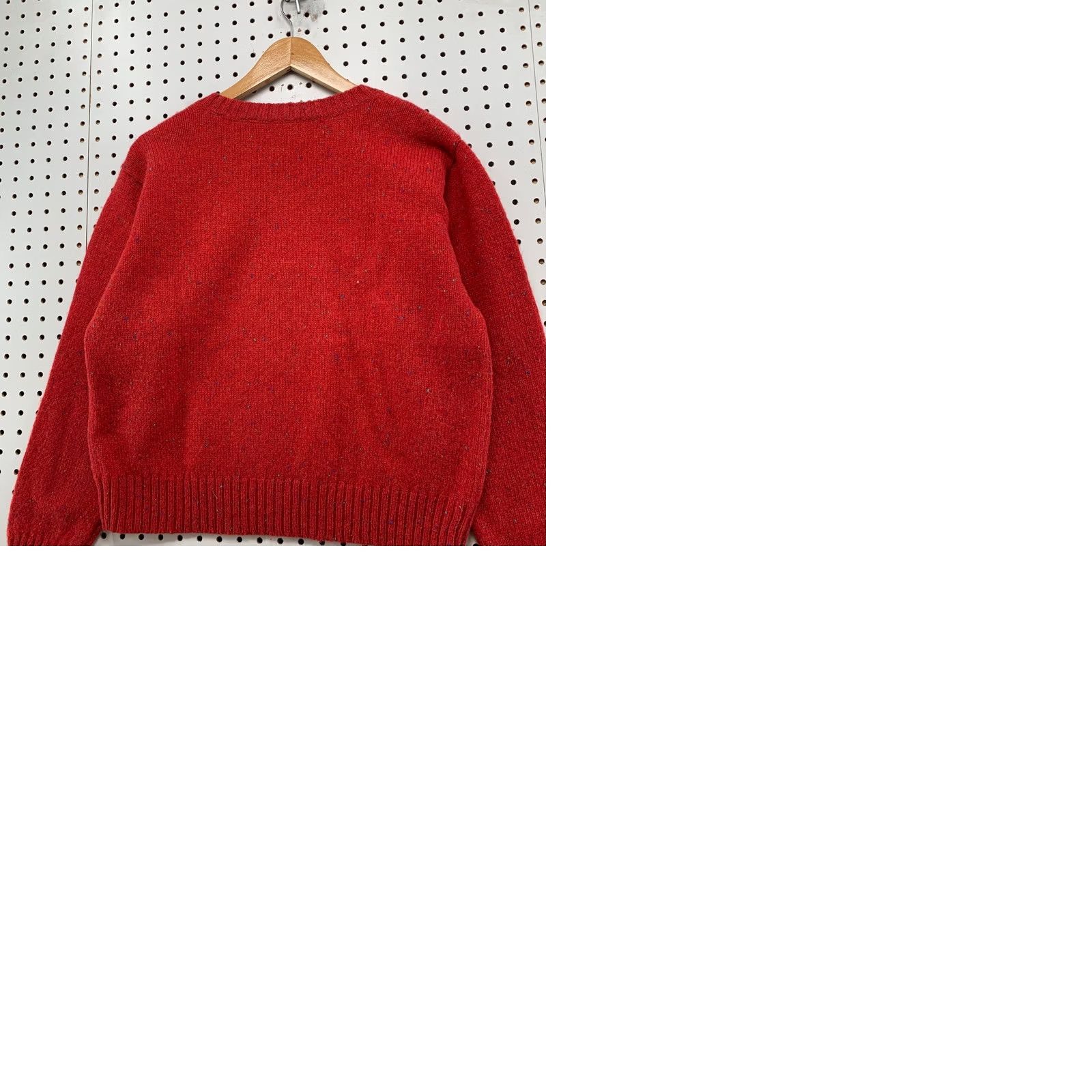 Gap GAP Wool Sweater Womens Medium Red V Neck Knit Long Sleeve Preppy Size M / US 6-8 / IT 42-44 - 9 Thumbnail