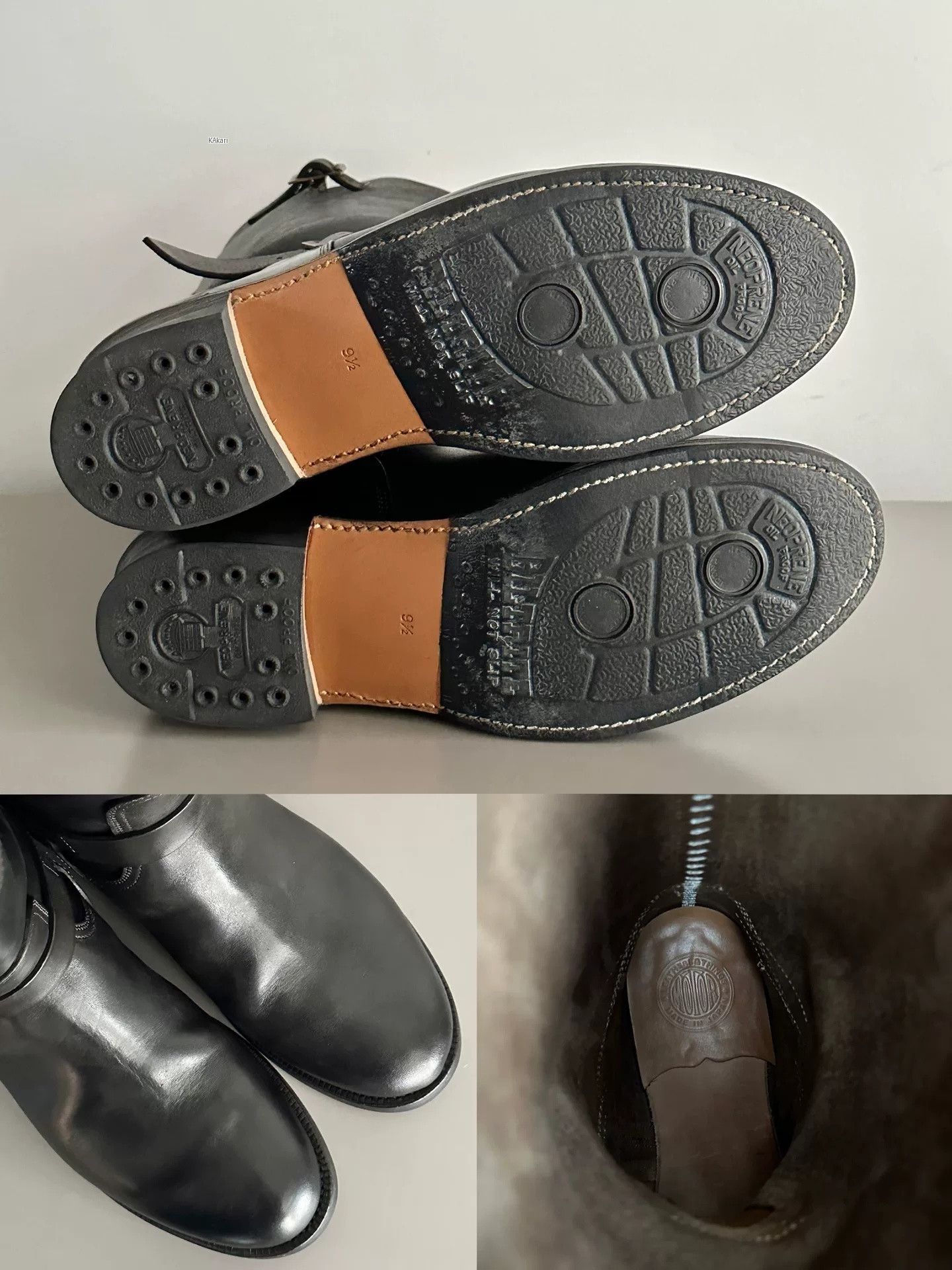 ATTRACTIONS Motor Italian Horsebutt Engineer Boots Size US 9.5 / EU 42-43 - 4 Thumbnail