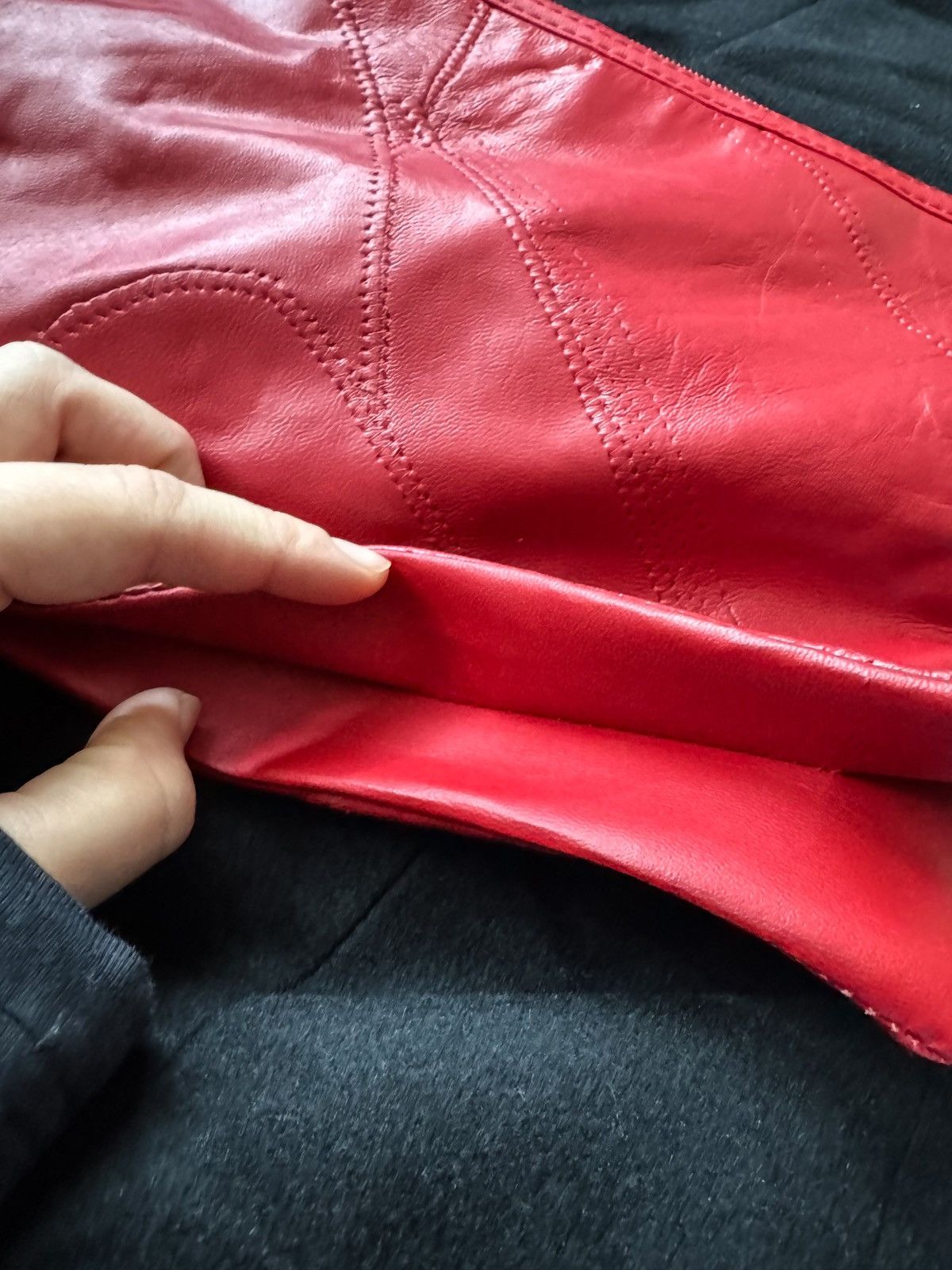 Vintage Red bag Size ONE SIZE - 6 Thumbnail