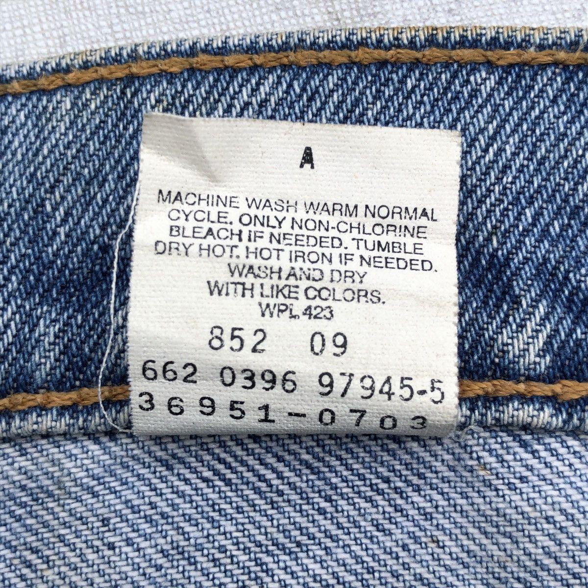 Levi's × Levi's Vintage Clothing Vtg levi's 36951 orange tab short denim pants Size US 34 / EU 50 - 7 Thumbnail