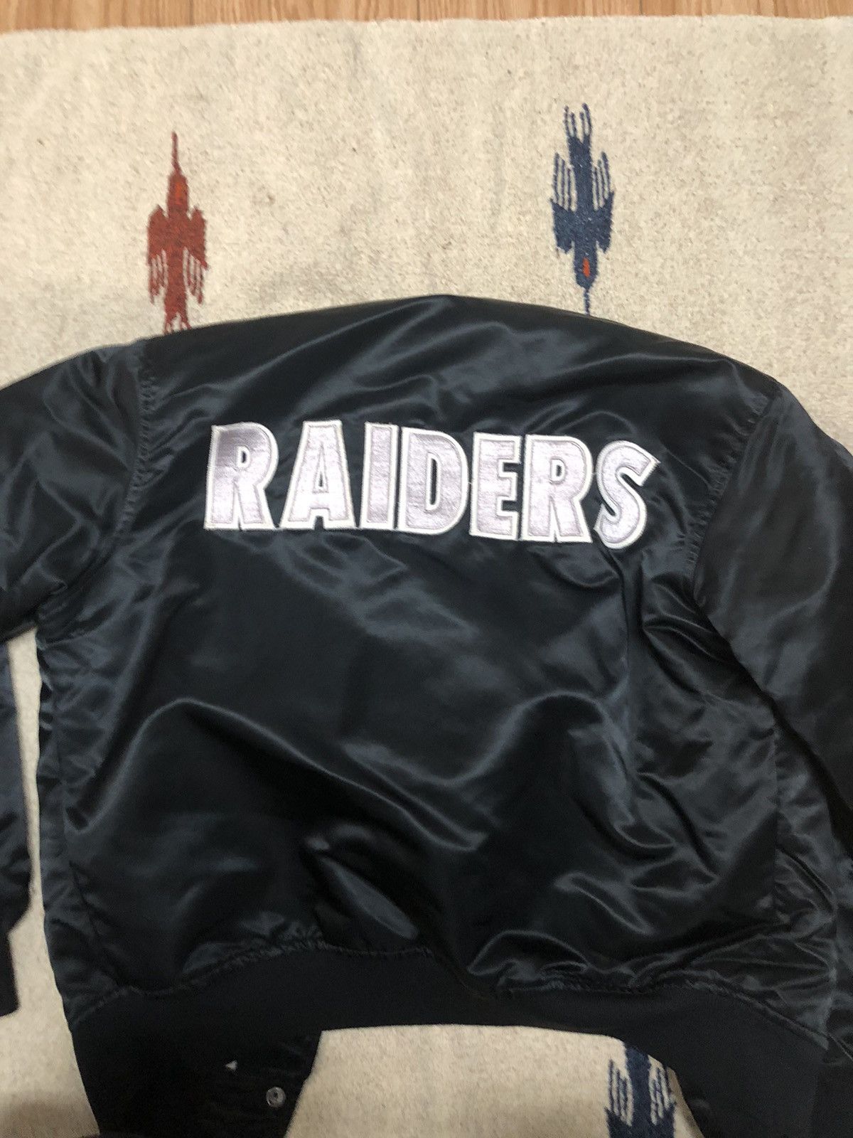 Starter × Vintage 90s Vintage Oakland Raiders Starter Jacket Size US M / EU 48-50 / 2 - 6 Thumbnail