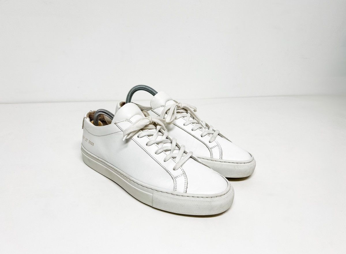 Common Projects Common Projects Women's Original Achilles Sneakers | White Size US 7 / IT 37 - 3 Thumbnail