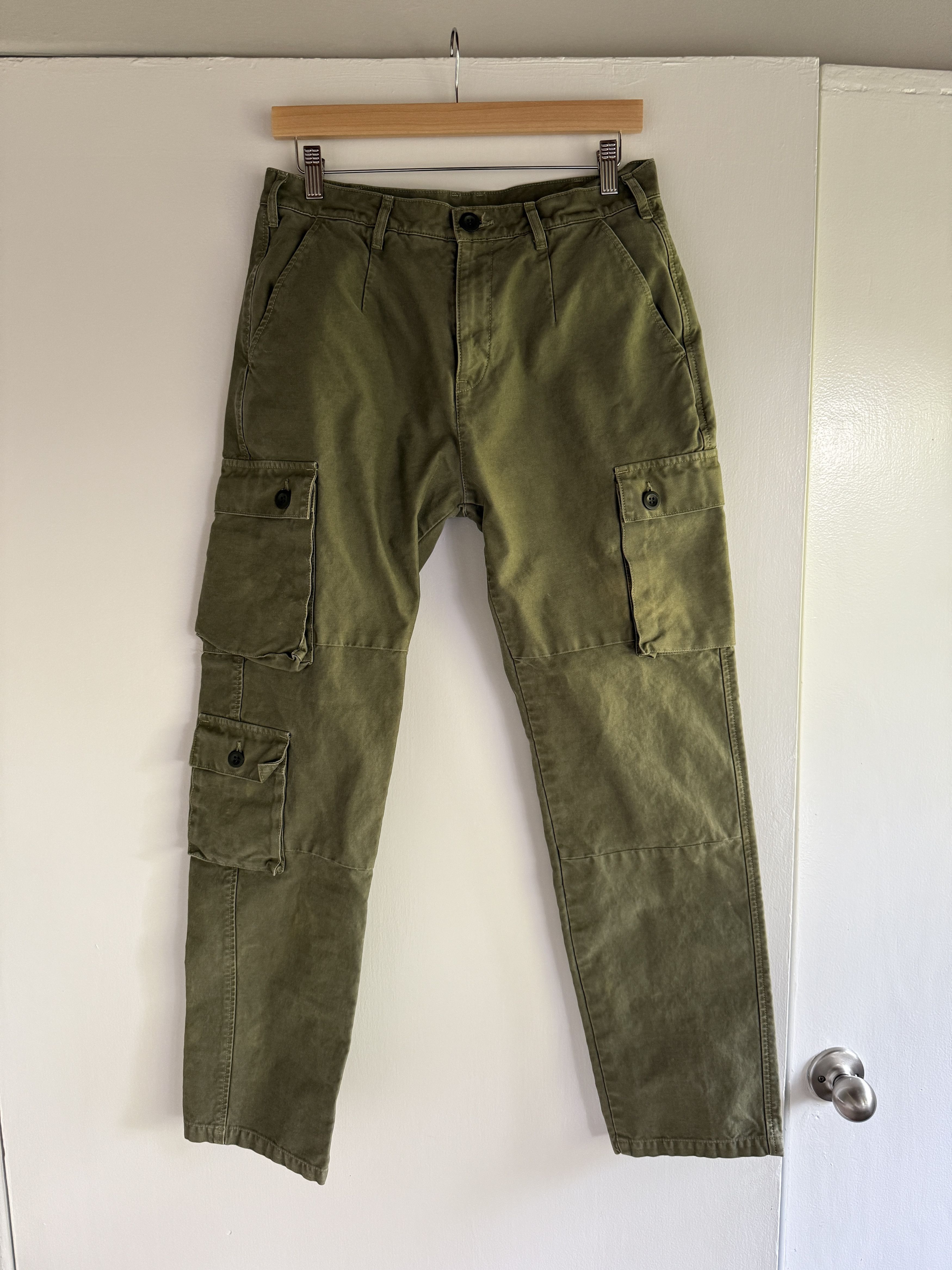 John Elliott John Elliott Techno Utility Pants Size 2 Olive, MIJ Size US 31 - 5 Thumbnail