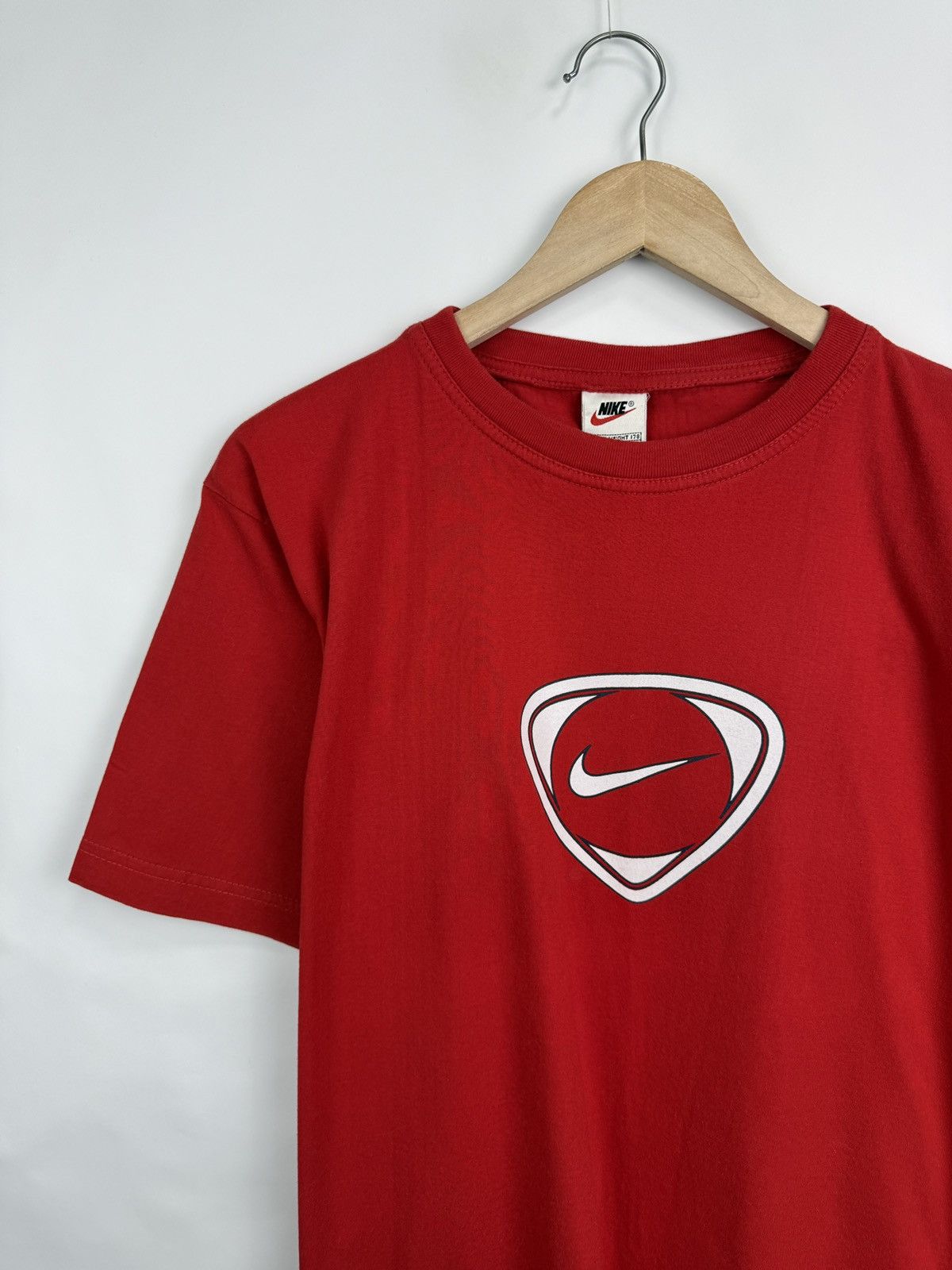 Nike 🇺🇸 Vintage 90s Nike Total Ninety 90 T-Shirt Center Logo Retro Size US M / EU 48-50 / 2 - 2 Thumbnail