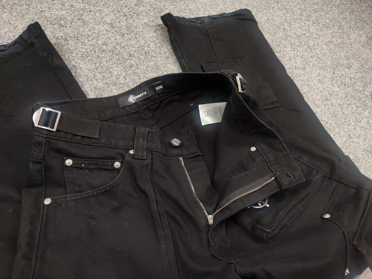 Japanese Brand Vicinity Design Multipocket Zip logo cargo Back Baggy Pants Size US 30 / EU 46 - 15 Thumbnail