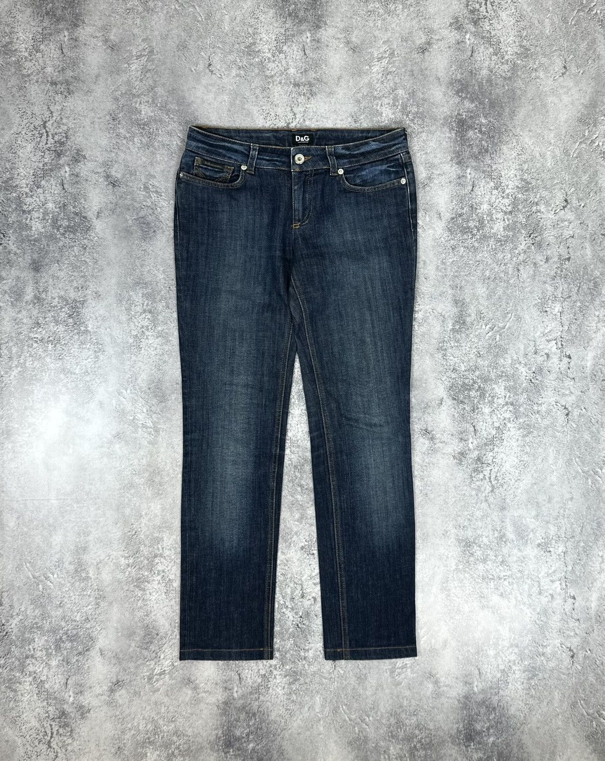 Dolce & Gabbana Vintage Dolce & Gabbana Luxury Blue Denim Avant Garde Jeans Size 26" / US 2 / IT 38 - 2 Thumbnail